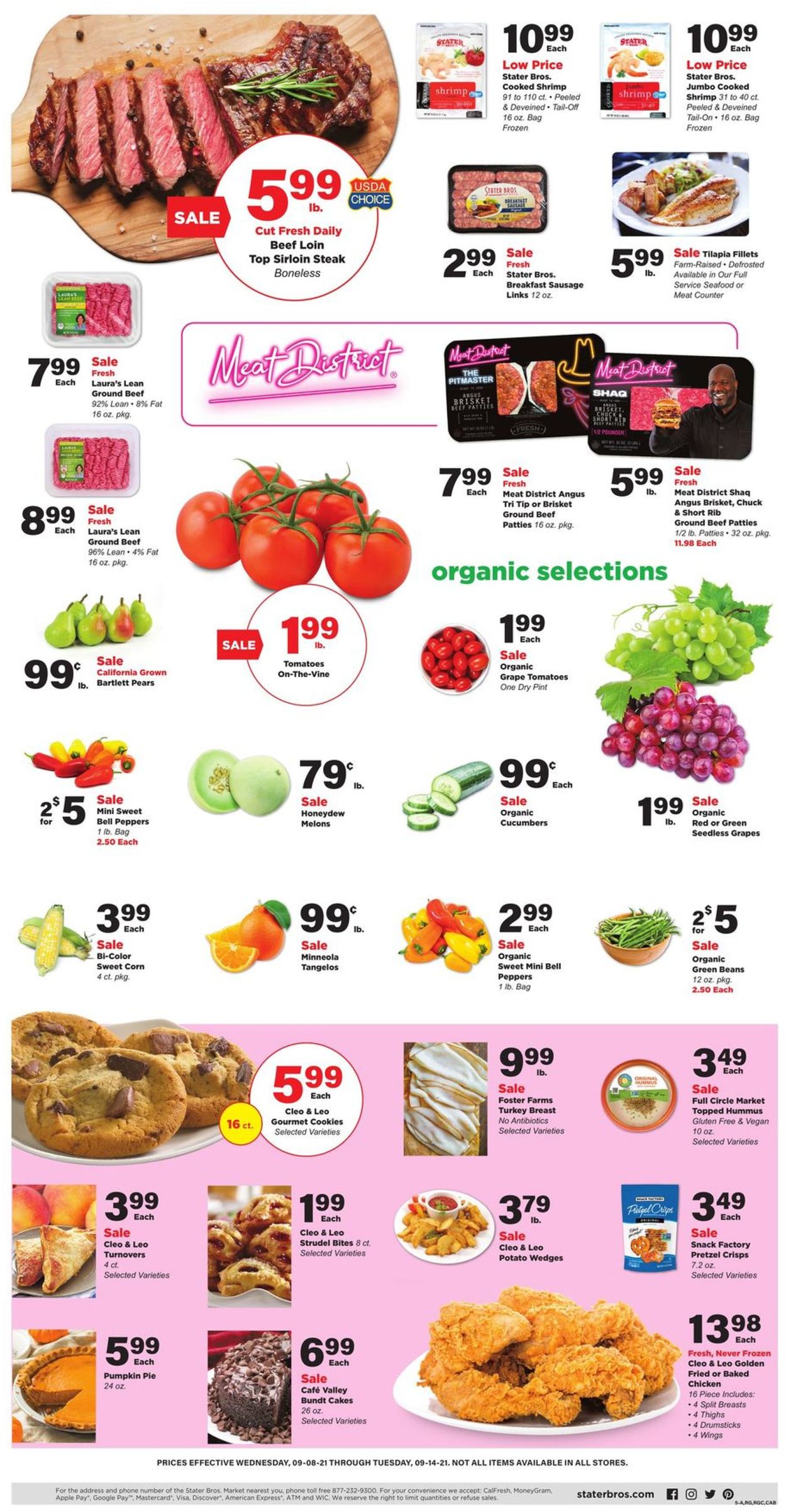 Catalogue Stater Bros. from 09/08/2021