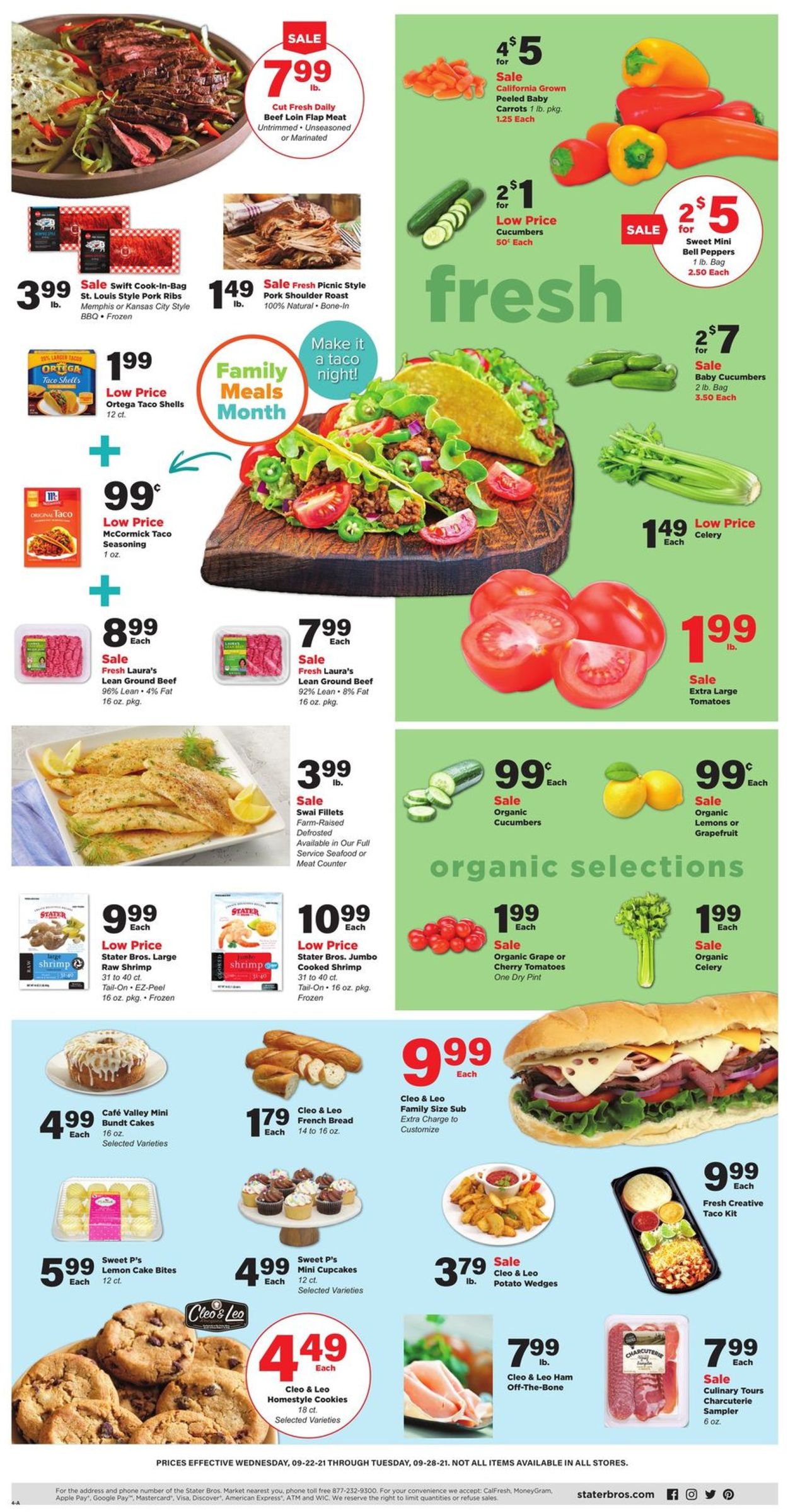 Catalogue Stater Bros. from 09/22/2021