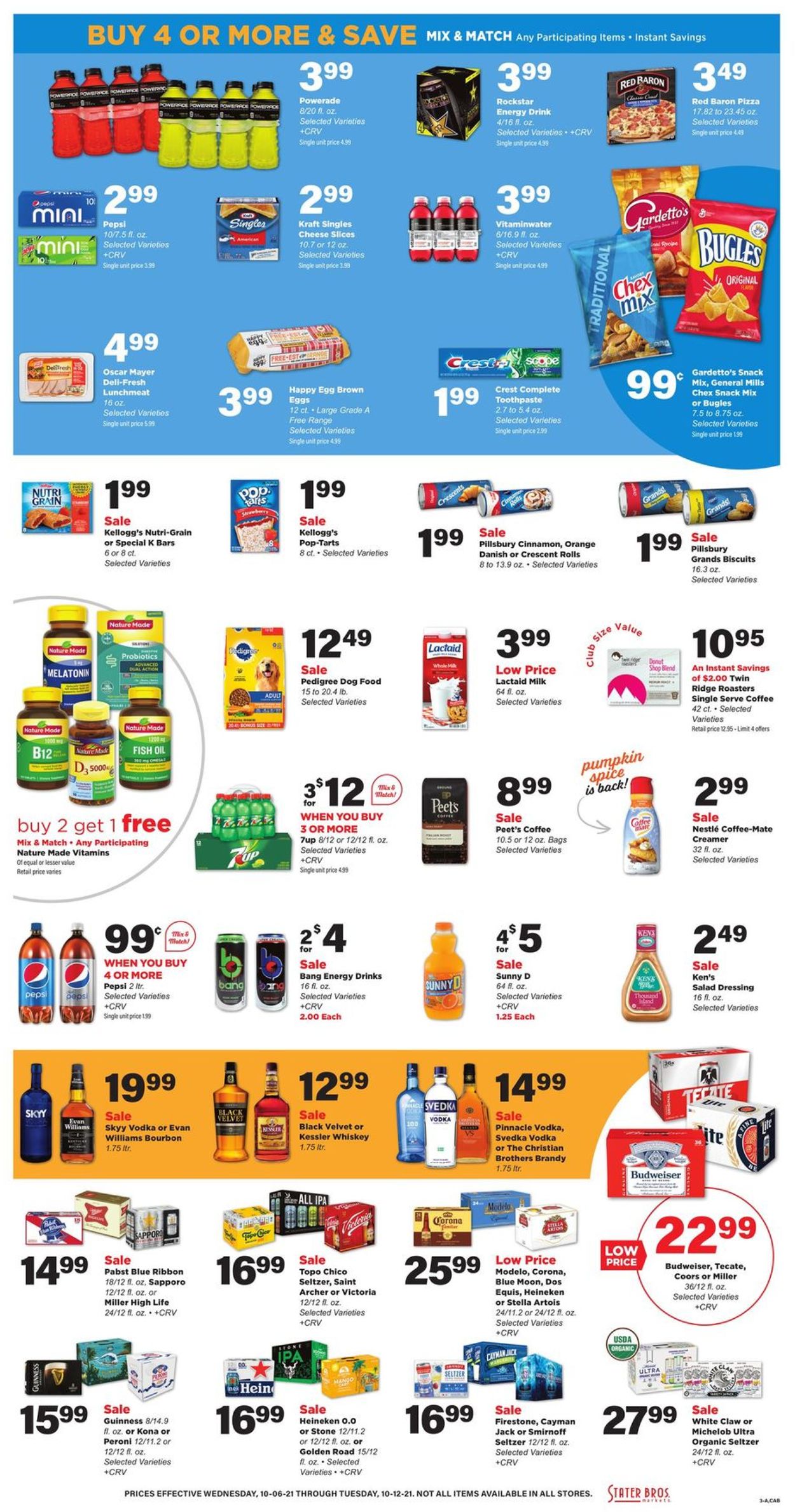Catalogue Stater Bros. from 10/06/2021