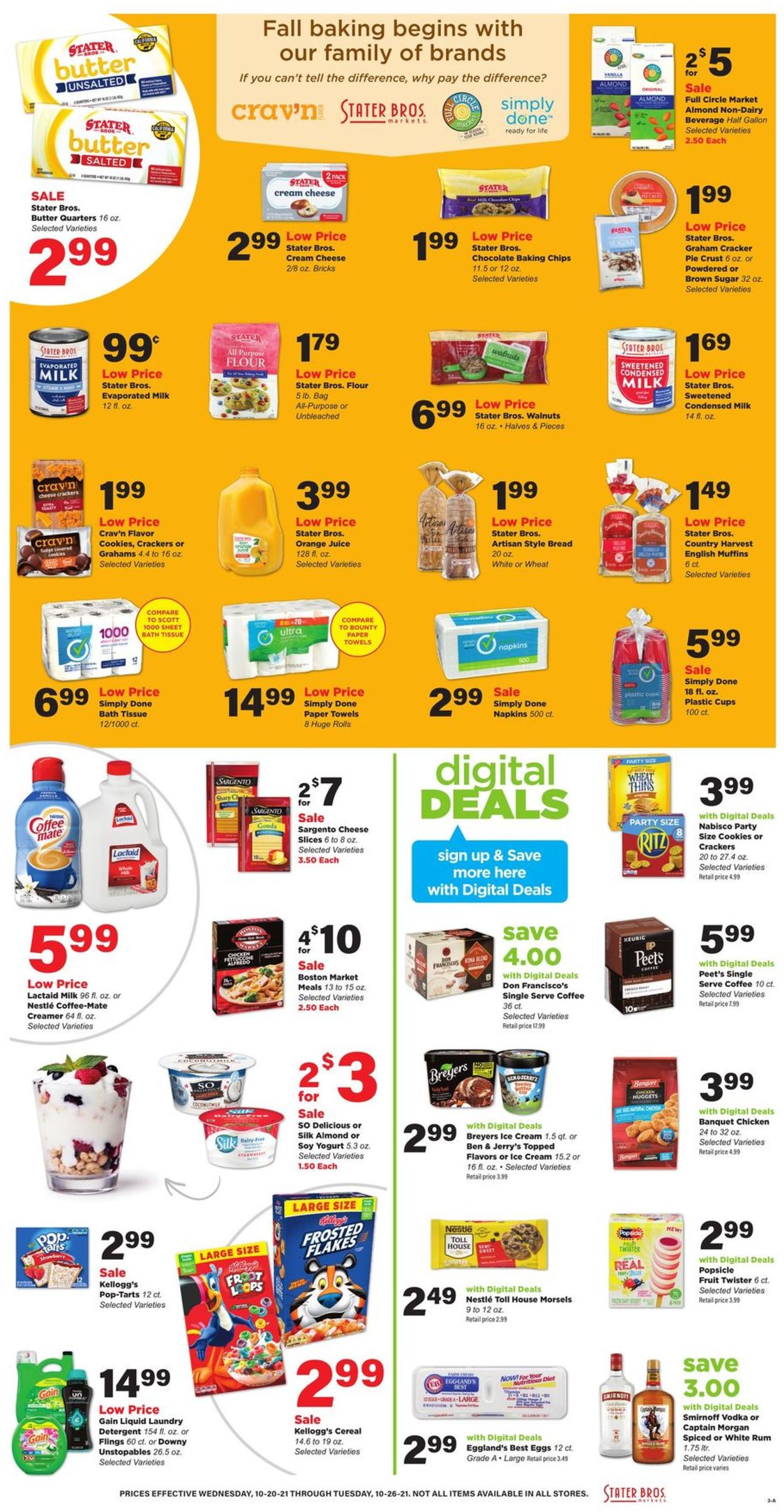 Catalogue Stater Bros. from 10/20/2021