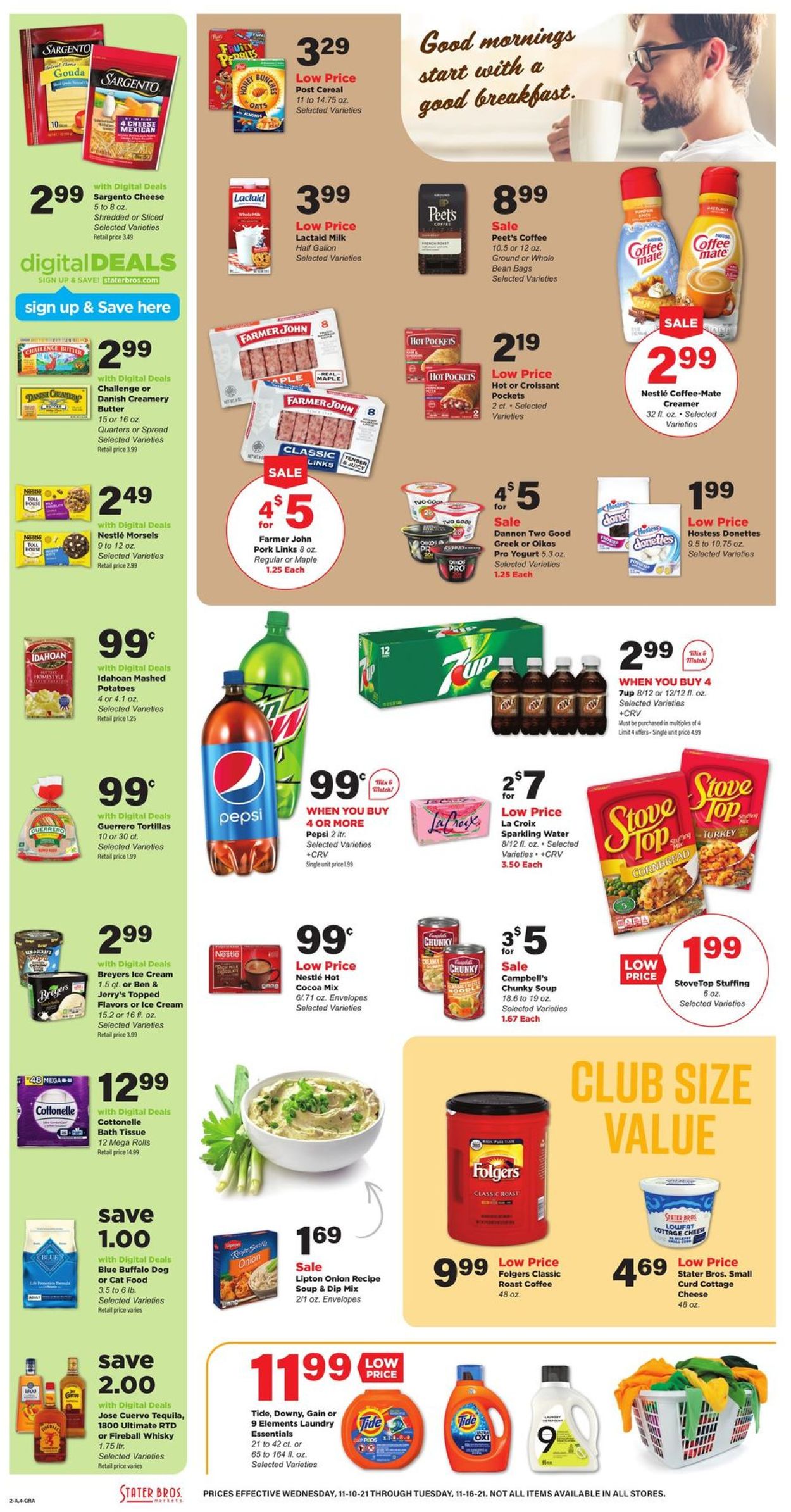 Catalogue Stater Bros. from 11/10/2021