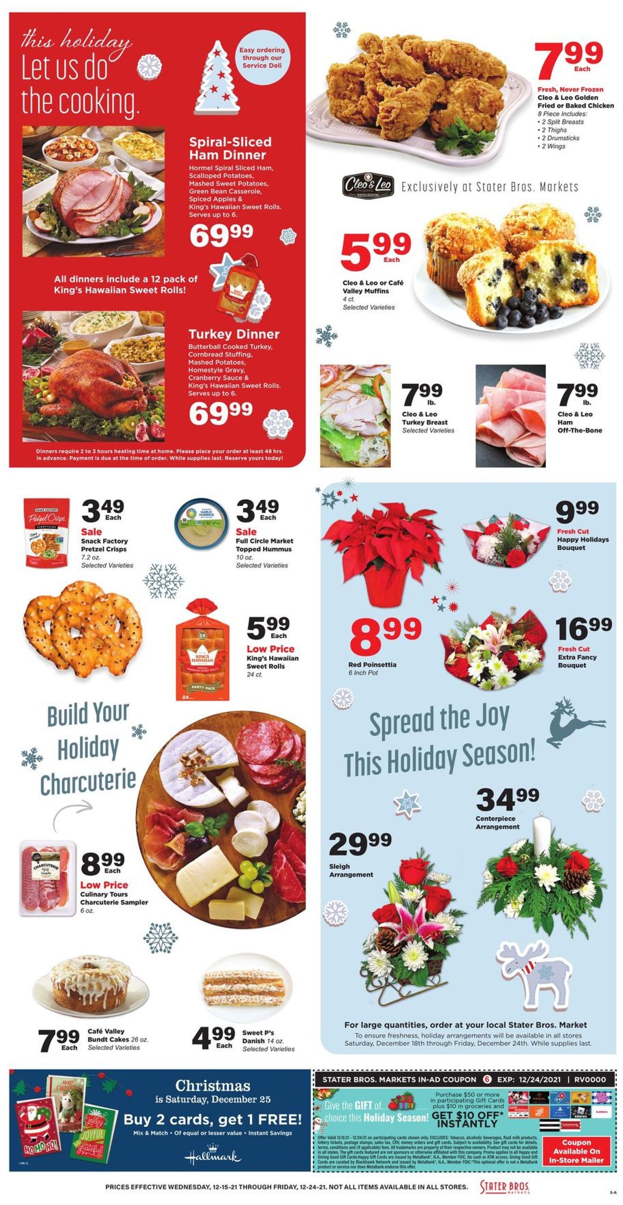 Catalogue Stater Bros. CHRISTMAS 2021 from 12/15/2021