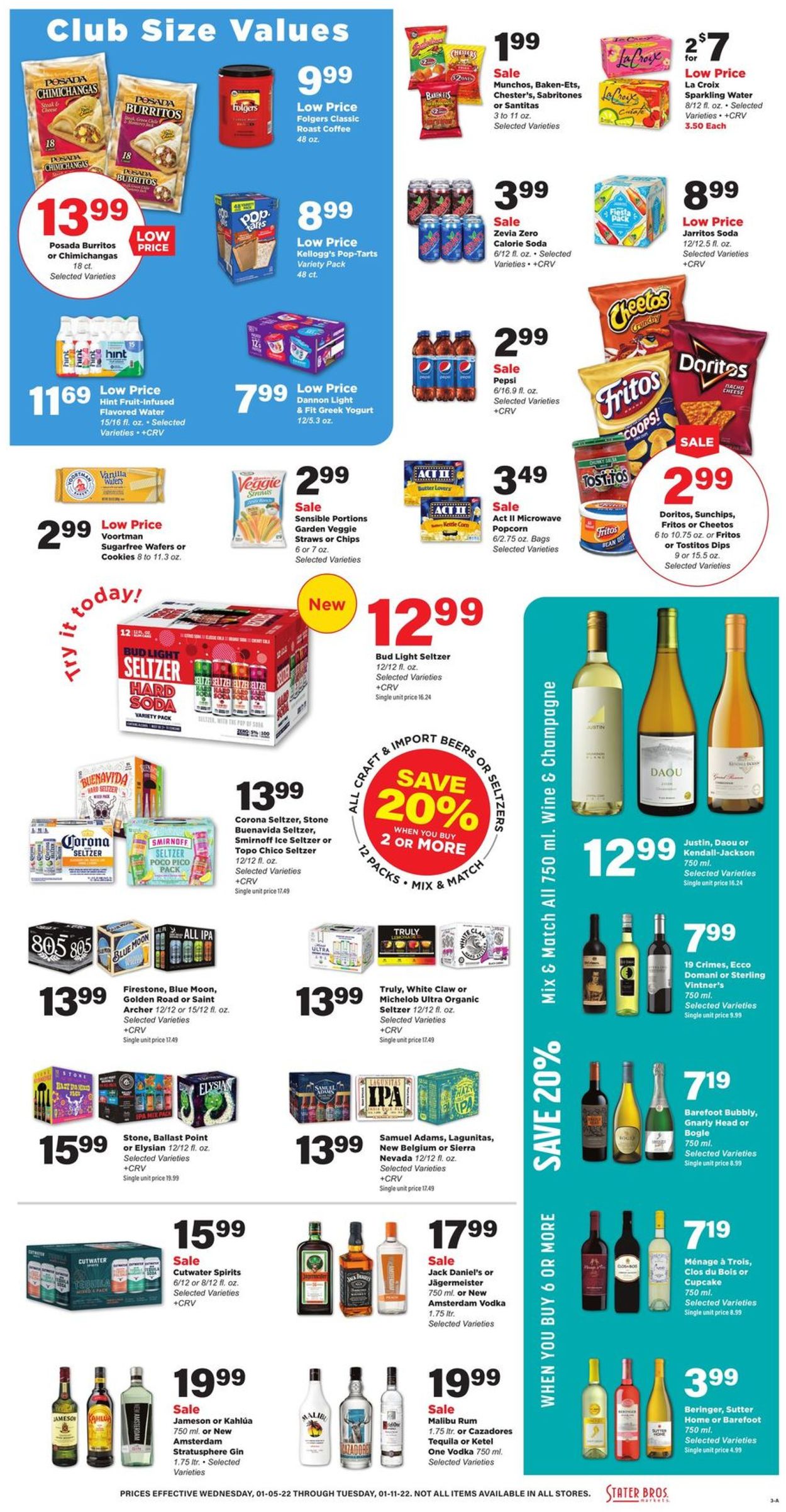 Catalogue Stater Bros. from 01/05/2022