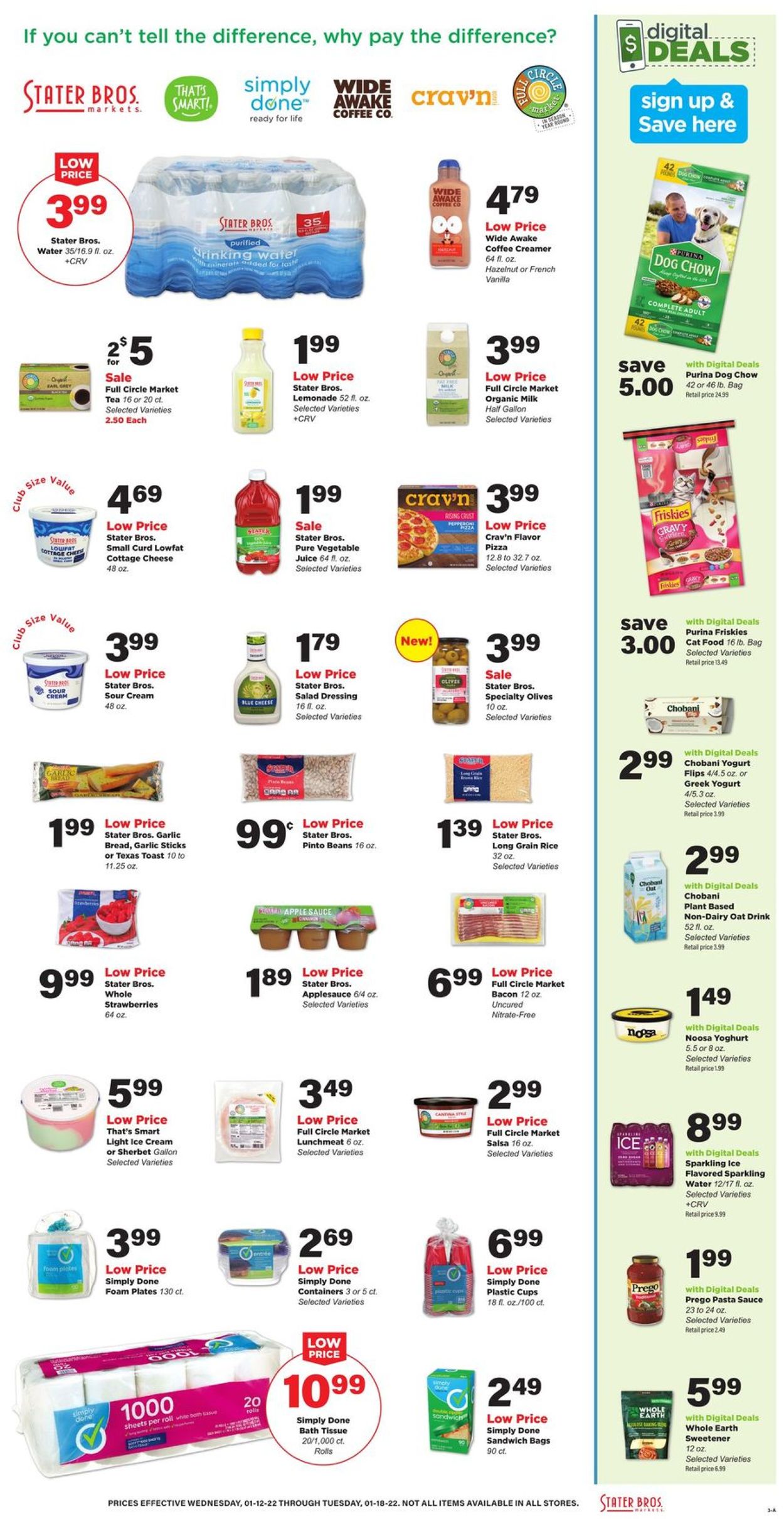 Catalogue Stater Bros. from 01/12/2022