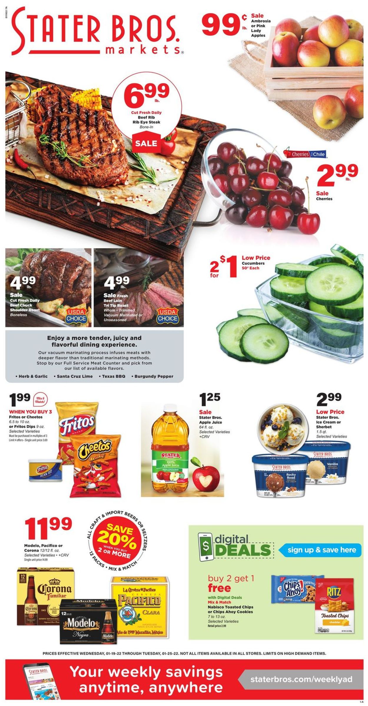 Catalogue Stater Bros. from 01/19/2022