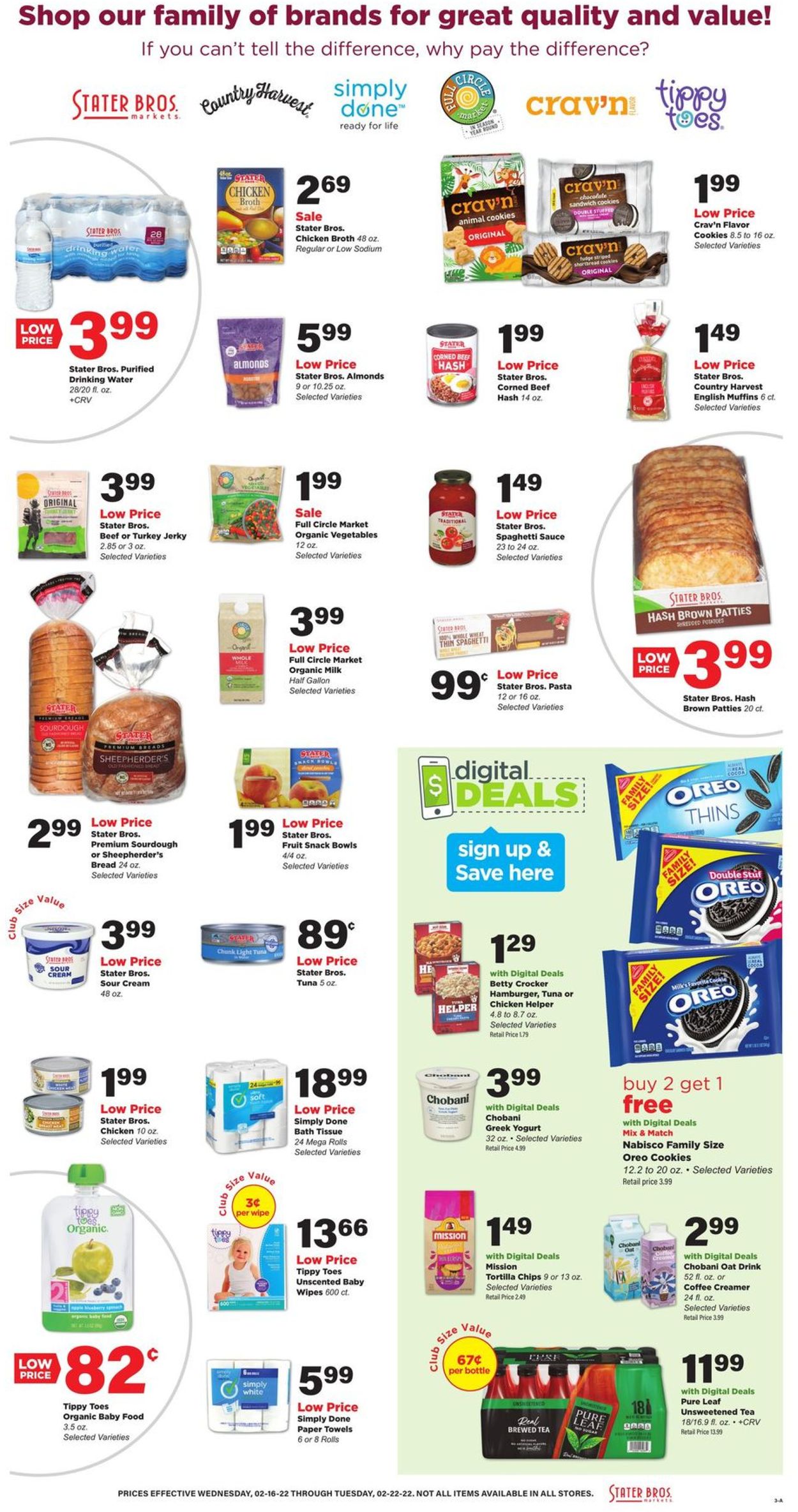 Catalogue Stater Bros. from 02/16/2022