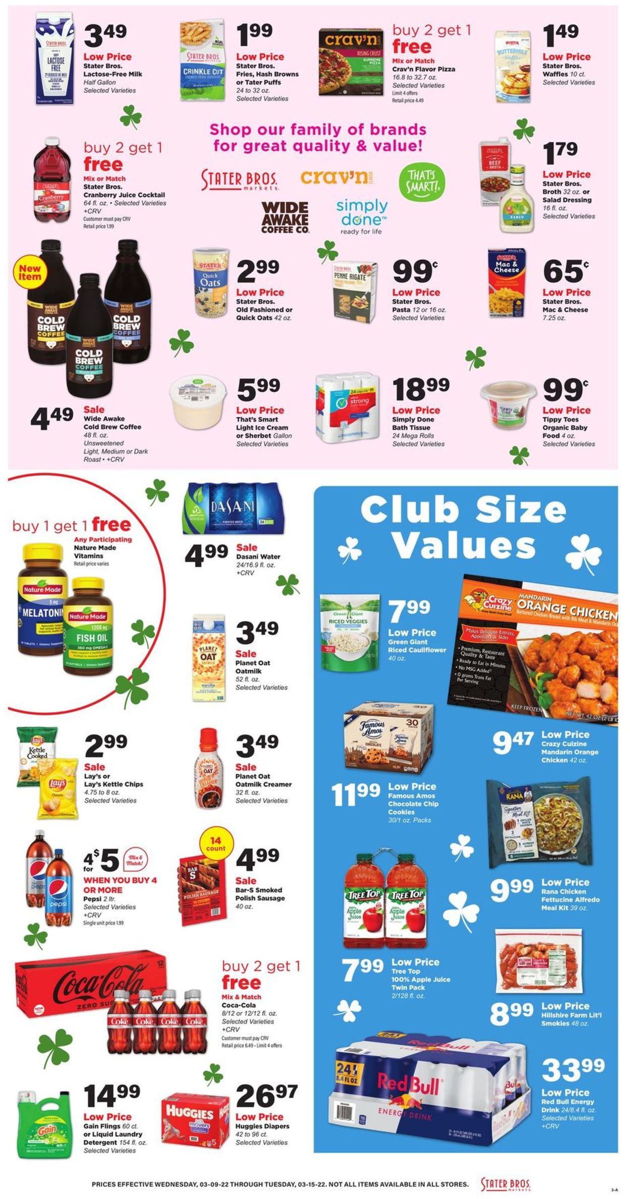 Catalogue Stater Bros. from 03/09/2022