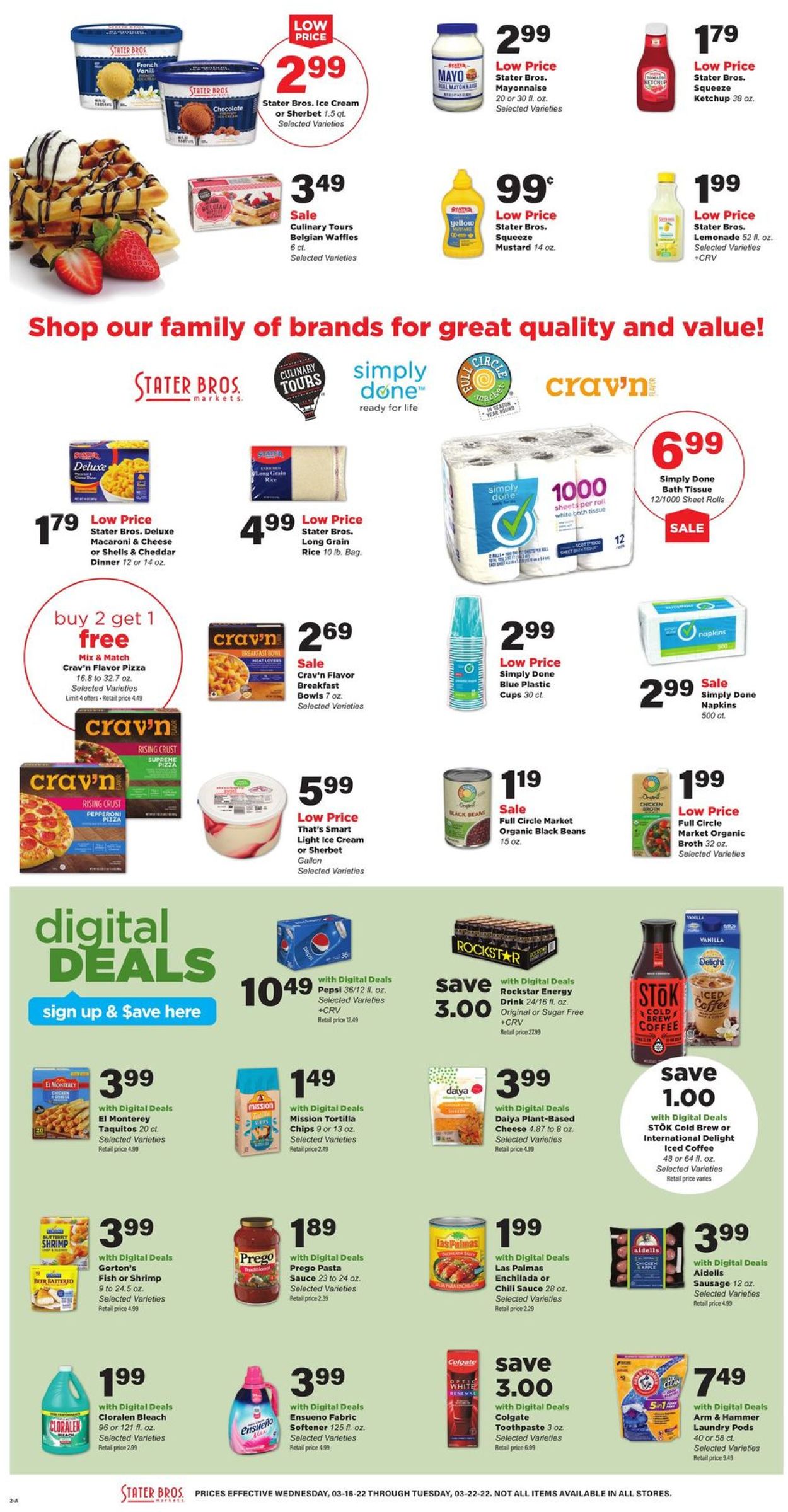 Catalogue Stater Bros. from 03/16/2022