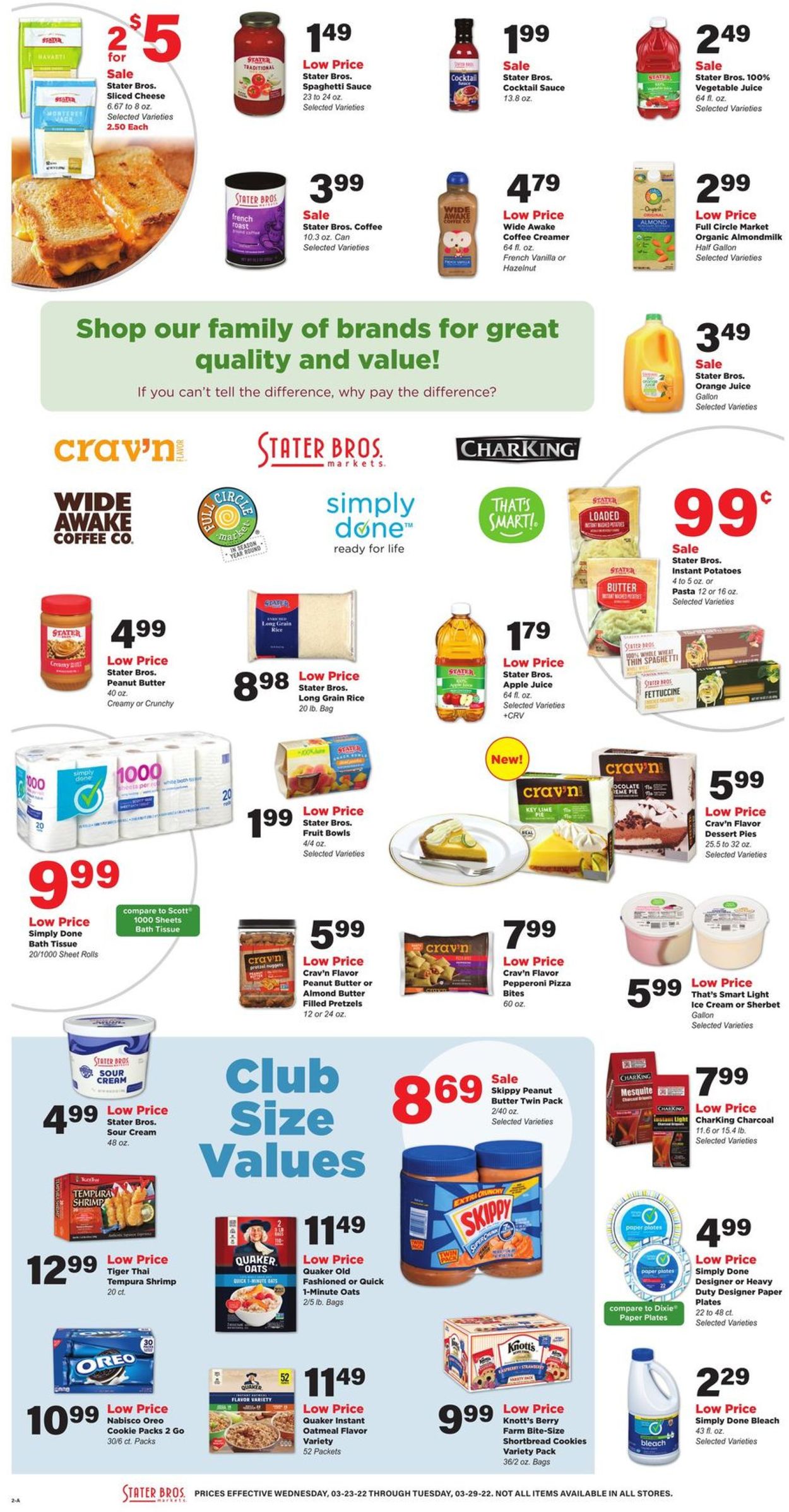 Catalogue Stater Bros. from 03/23/2022