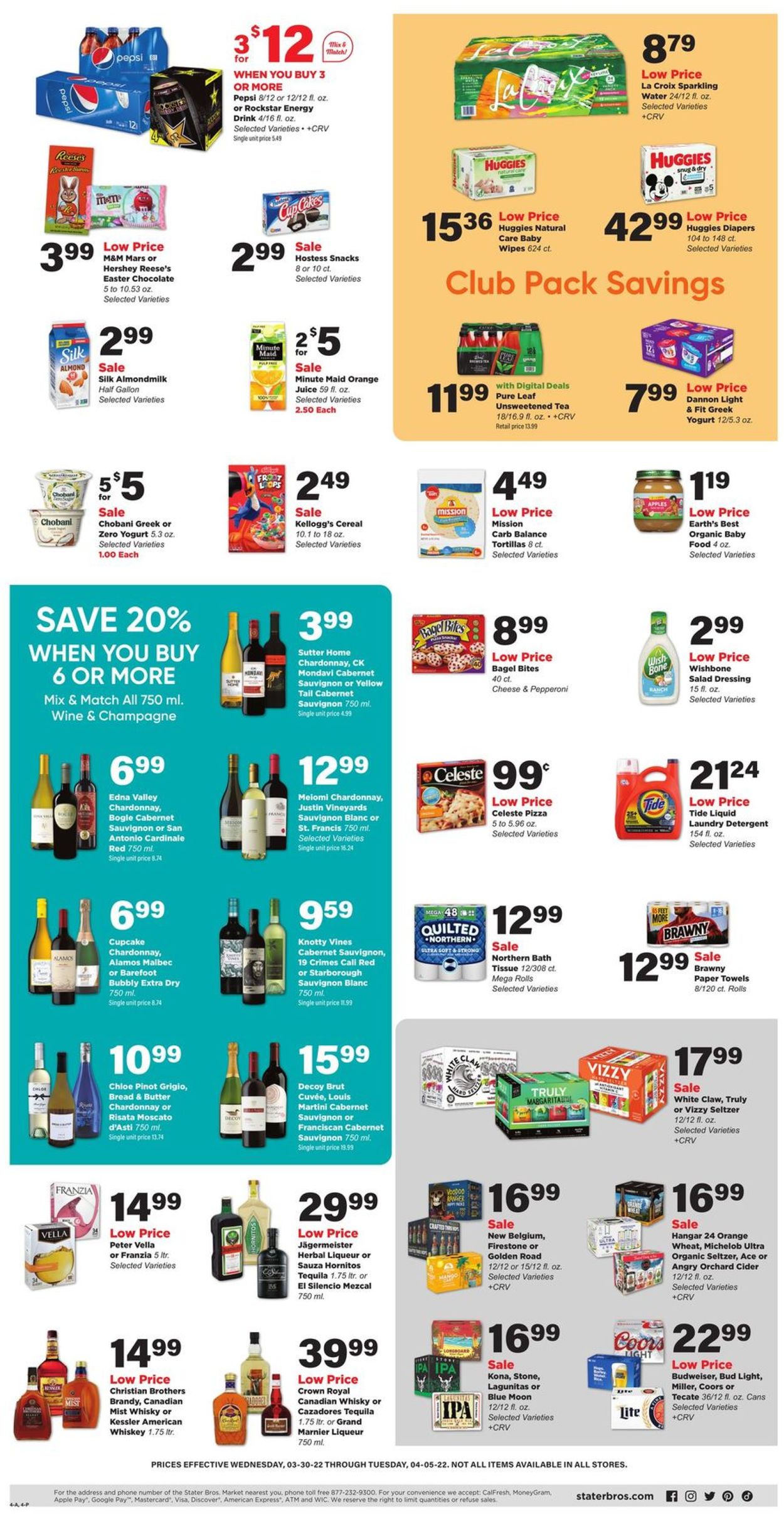 Catalogue Stater Bros. from 03/30/2022