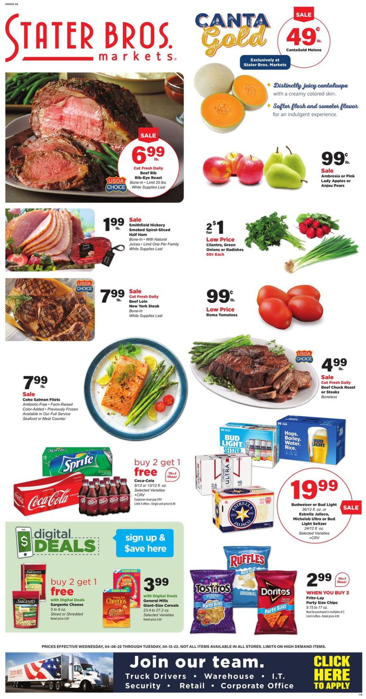 Catalogue Stater Bros. from 04/06/2022