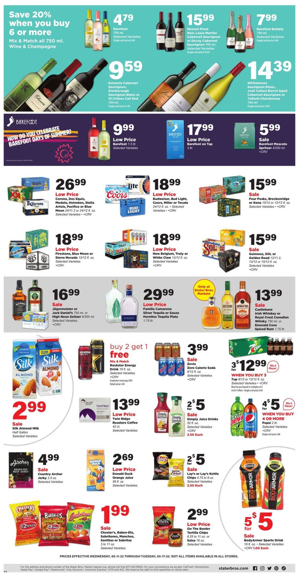 Catalogue Stater Bros. from 05/11/2022