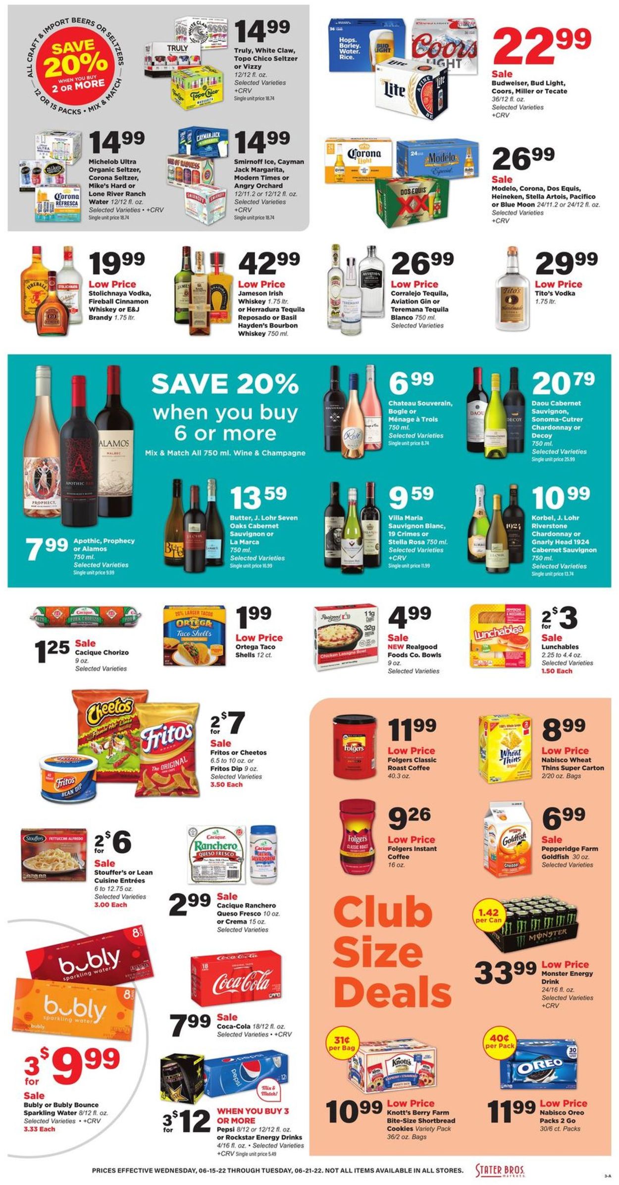 Catalogue Stater Bros. from 06/15/2022