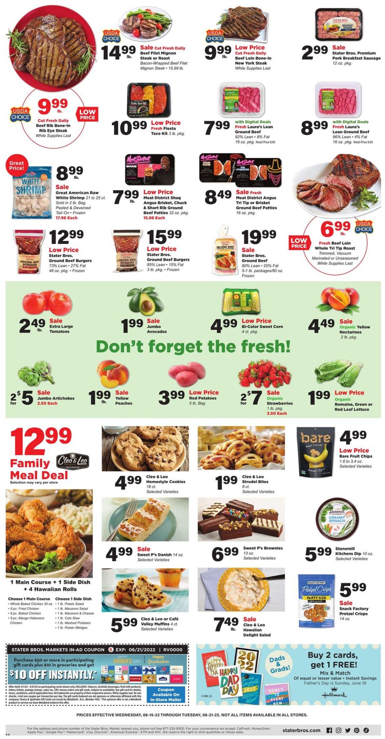 Catalogue Stater Bros. from 06/15/2022