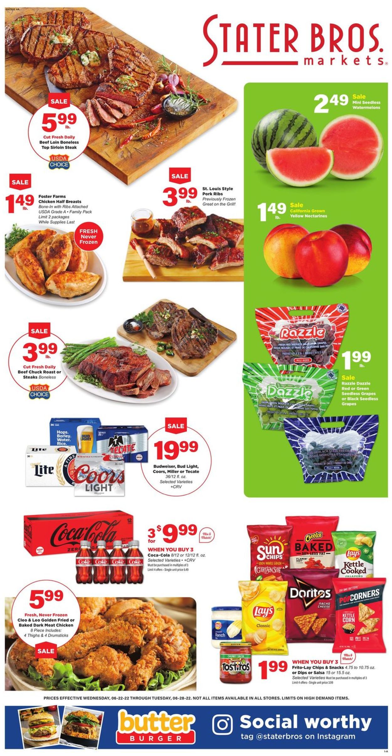 Catalogue Stater Bros. from 06/22/2022