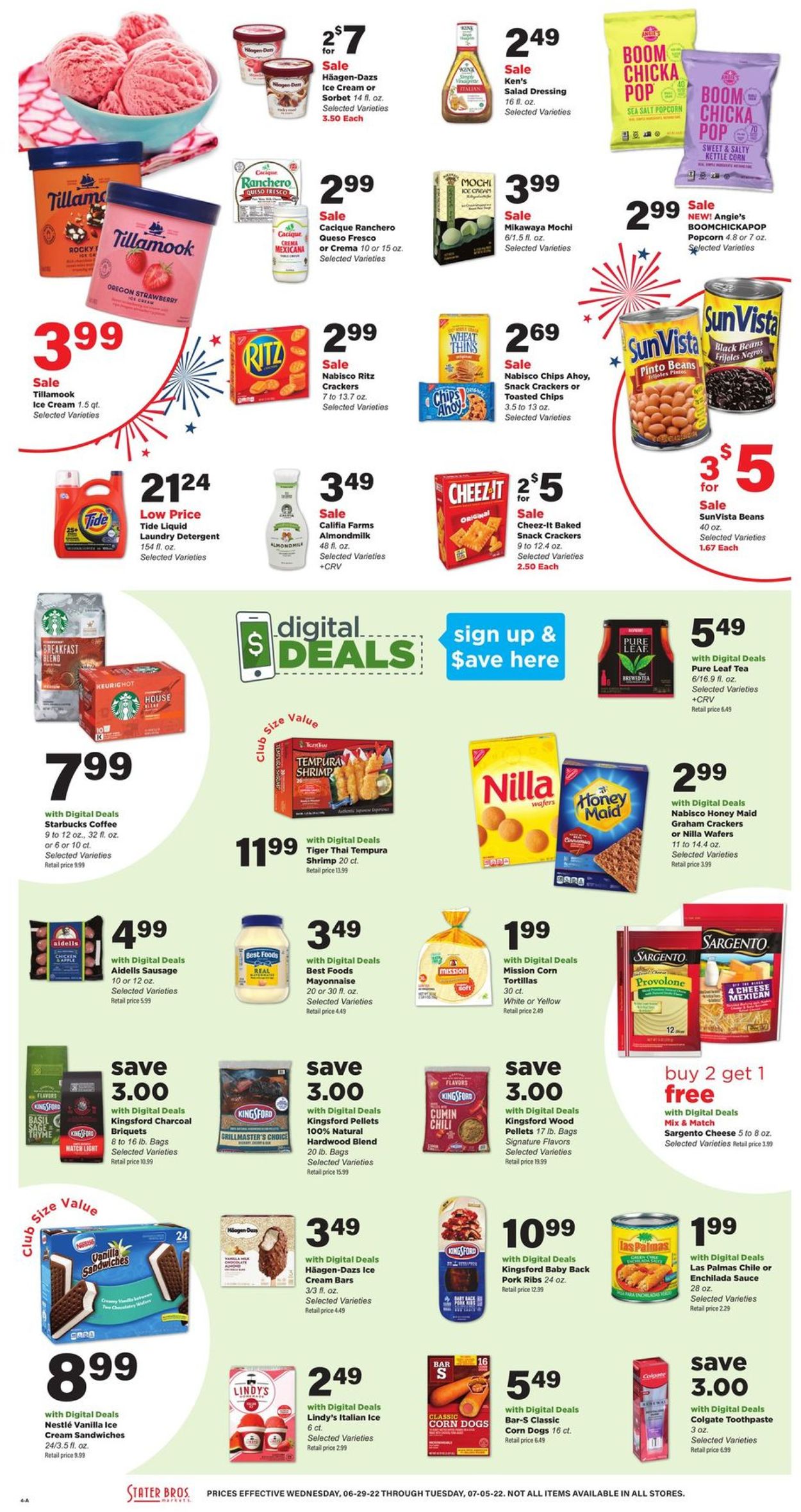 Catalogue Stater Bros. from 06/29/2022