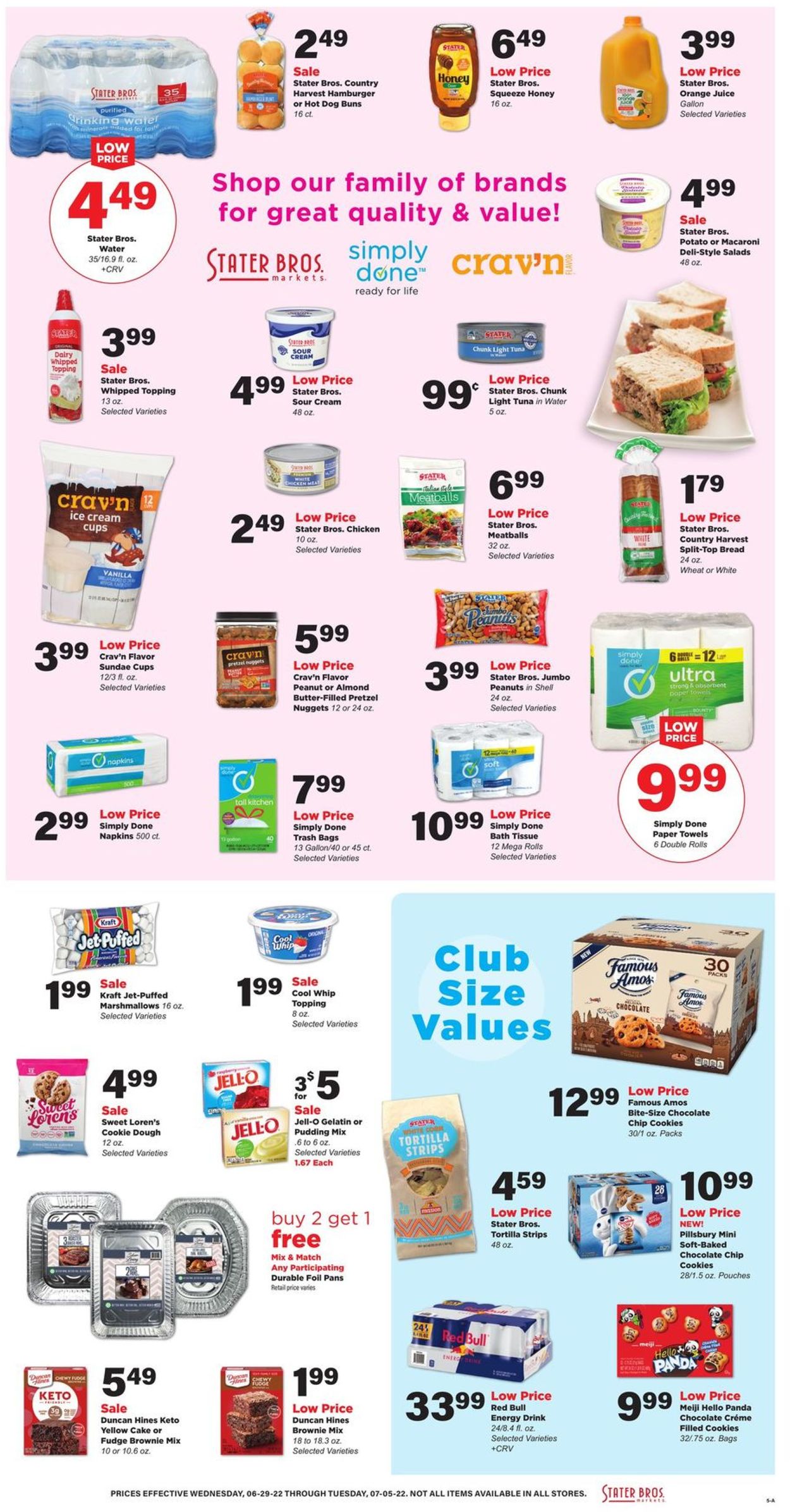 Catalogue Stater Bros. from 06/29/2022