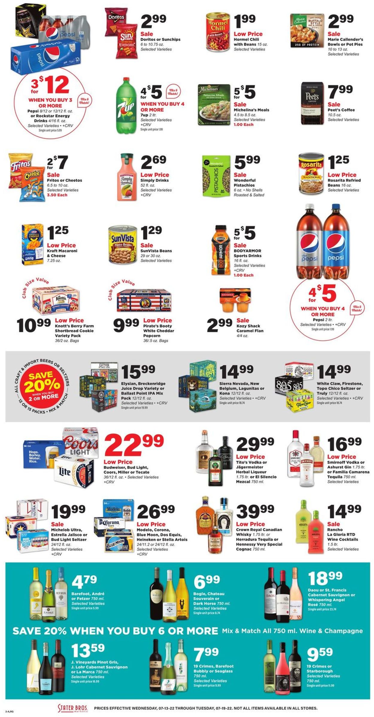 Catalogue Stater Bros. from 07/13/2022