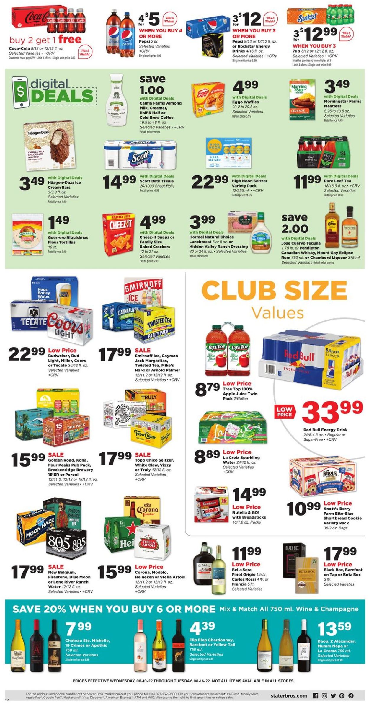 Catalogue Stater Bros. from 08/10/2022
