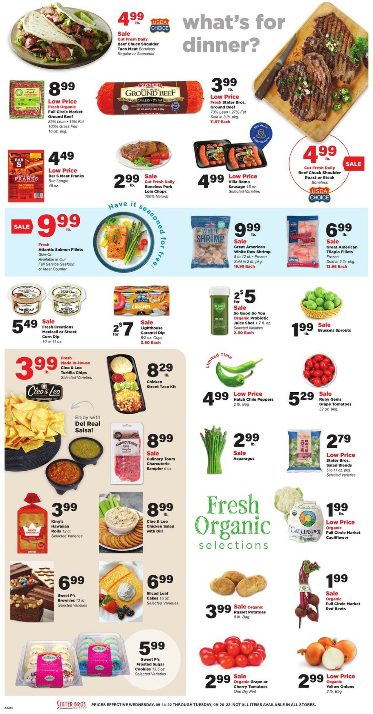 Catalogue Stater Bros. from 09/14/2022