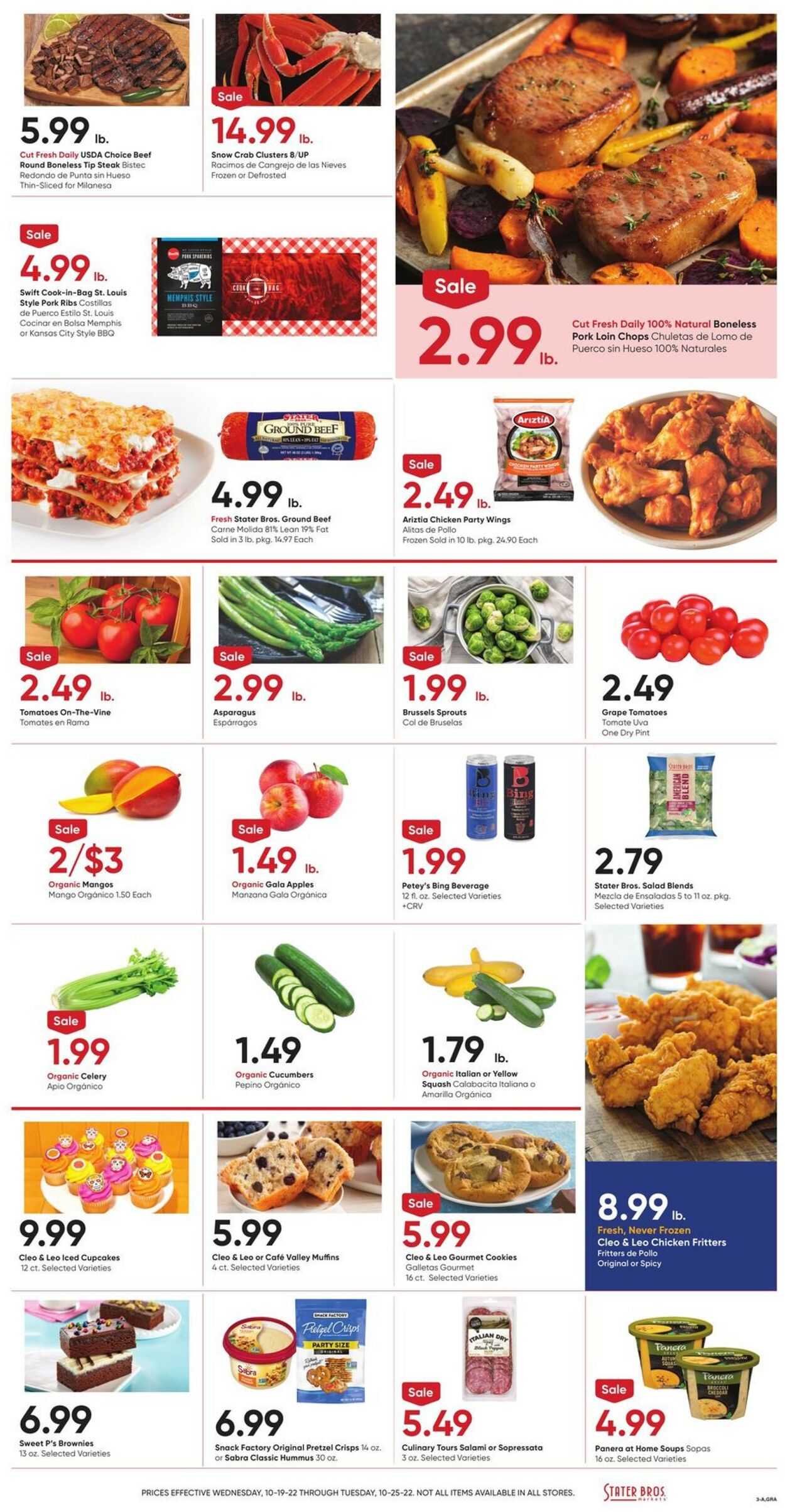 Catalogue Stater Bros. from 10/19/2022