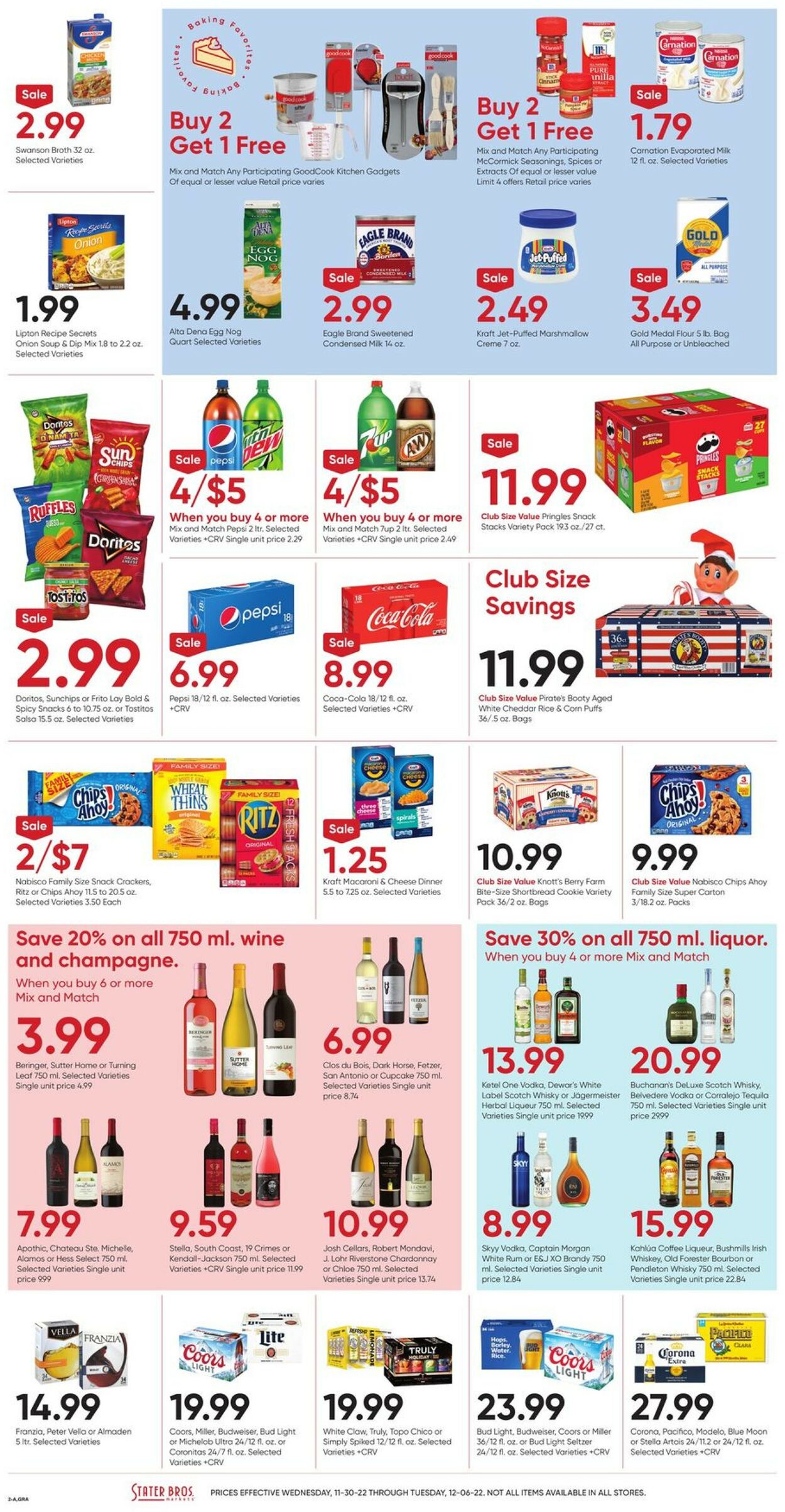 Catalogue Stater Bros. from 11/30/2022