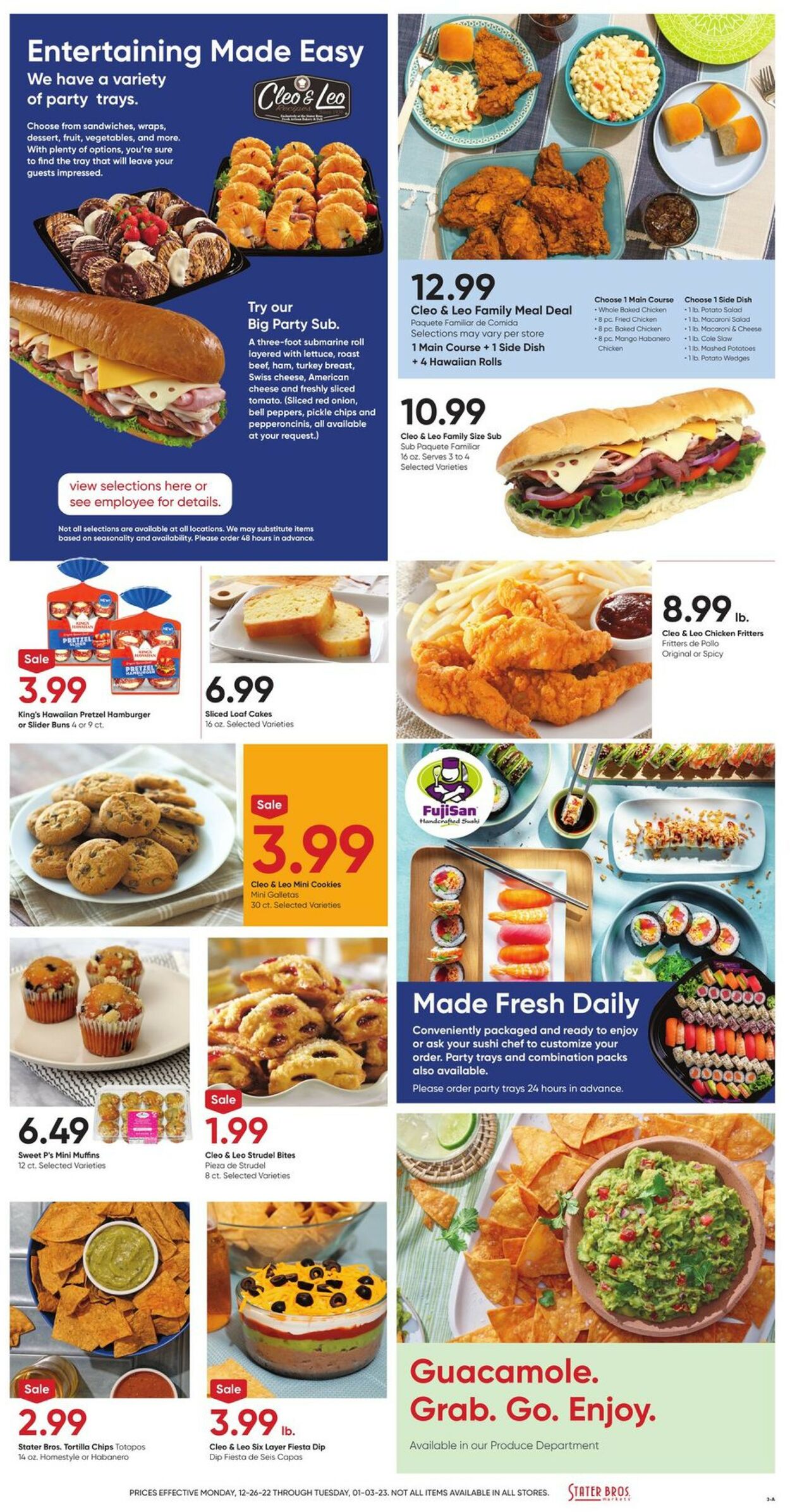 Catalogue Stater Bros. from 12/26/2022