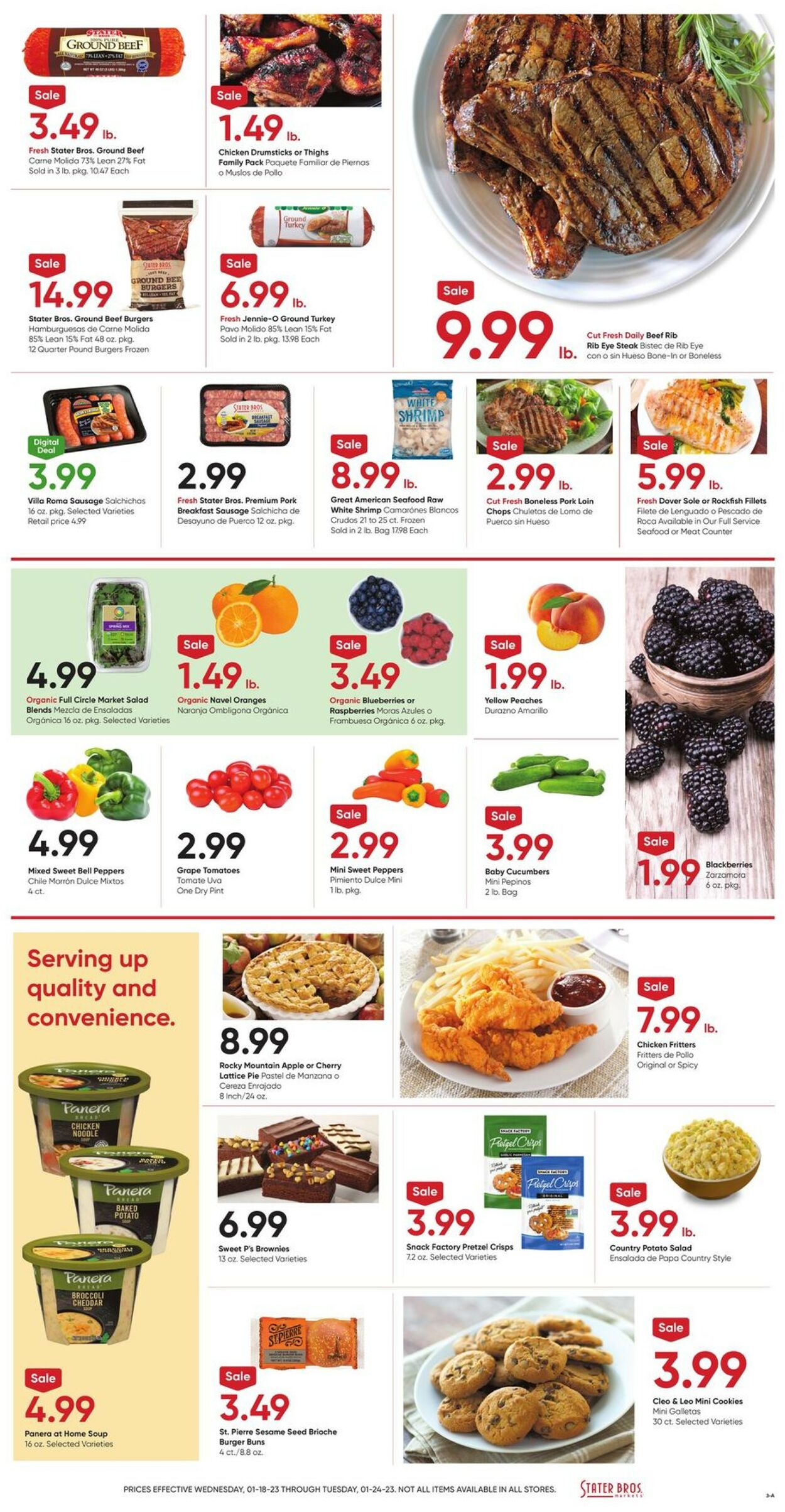 Catalogue Stater Bros. from 01/18/2023