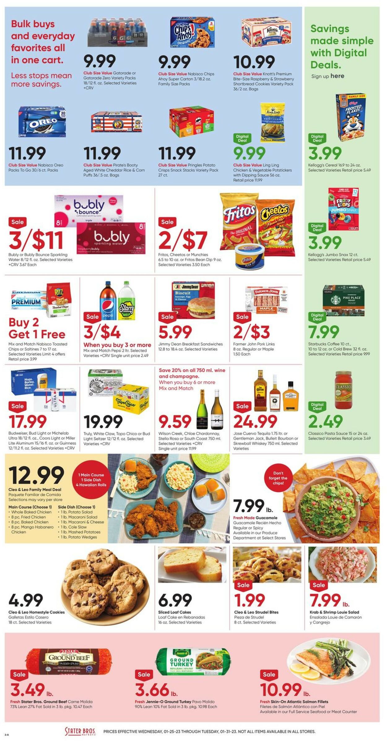 Catalogue Stater Bros. from 01/25/2023