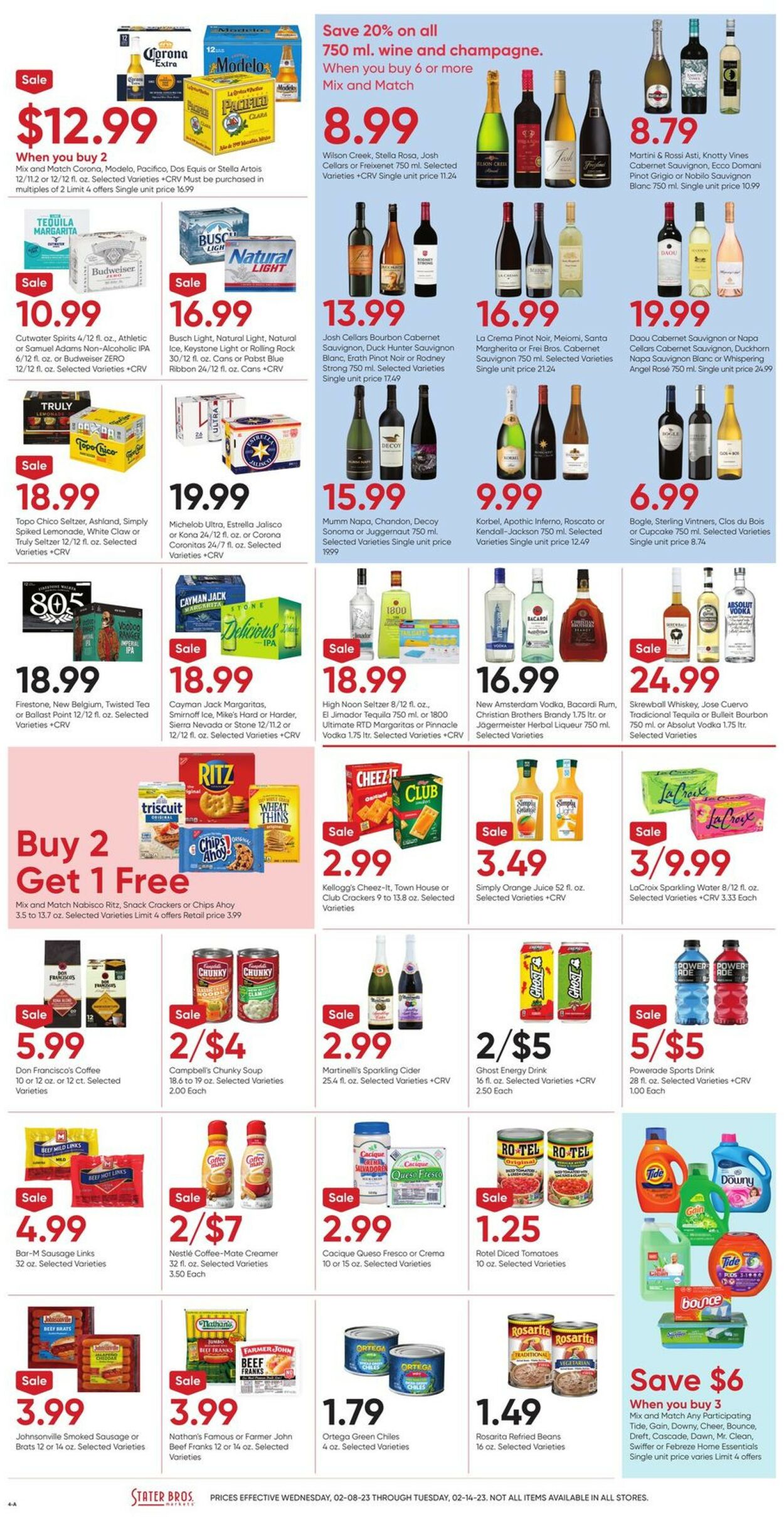 Catalogue Stater Bros. from 02/08/2023