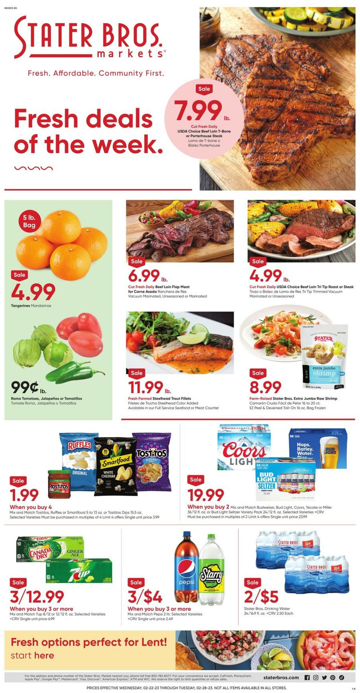 Catalogue Stater Bros. from 02/22/2023