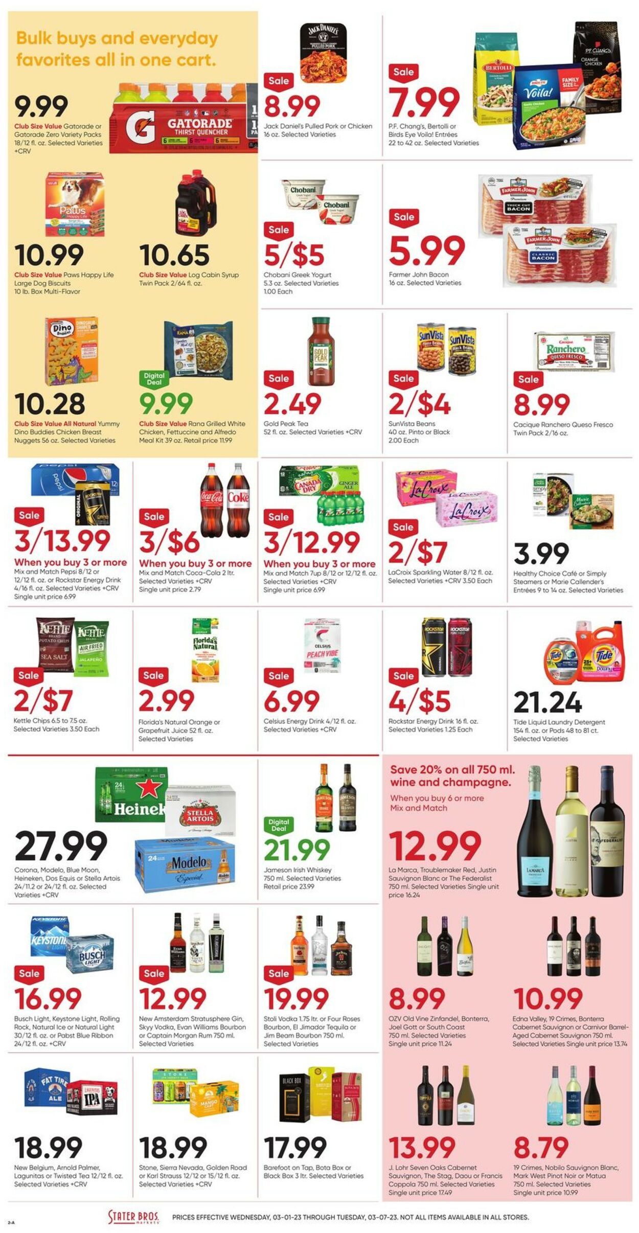 Catalogue Stater Bros. from 03/01/2023