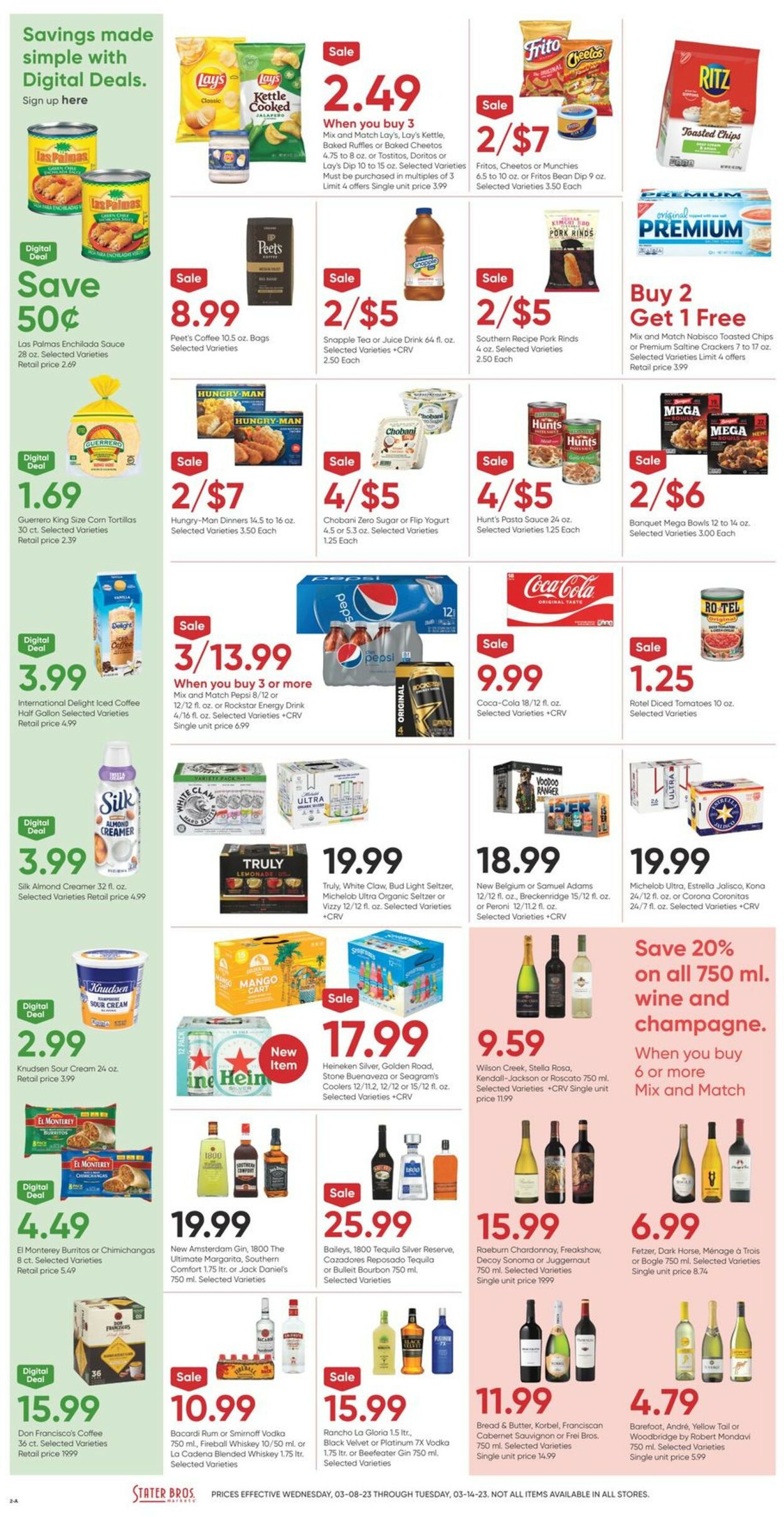 Catalogue Stater Bros. from 03/08/2023