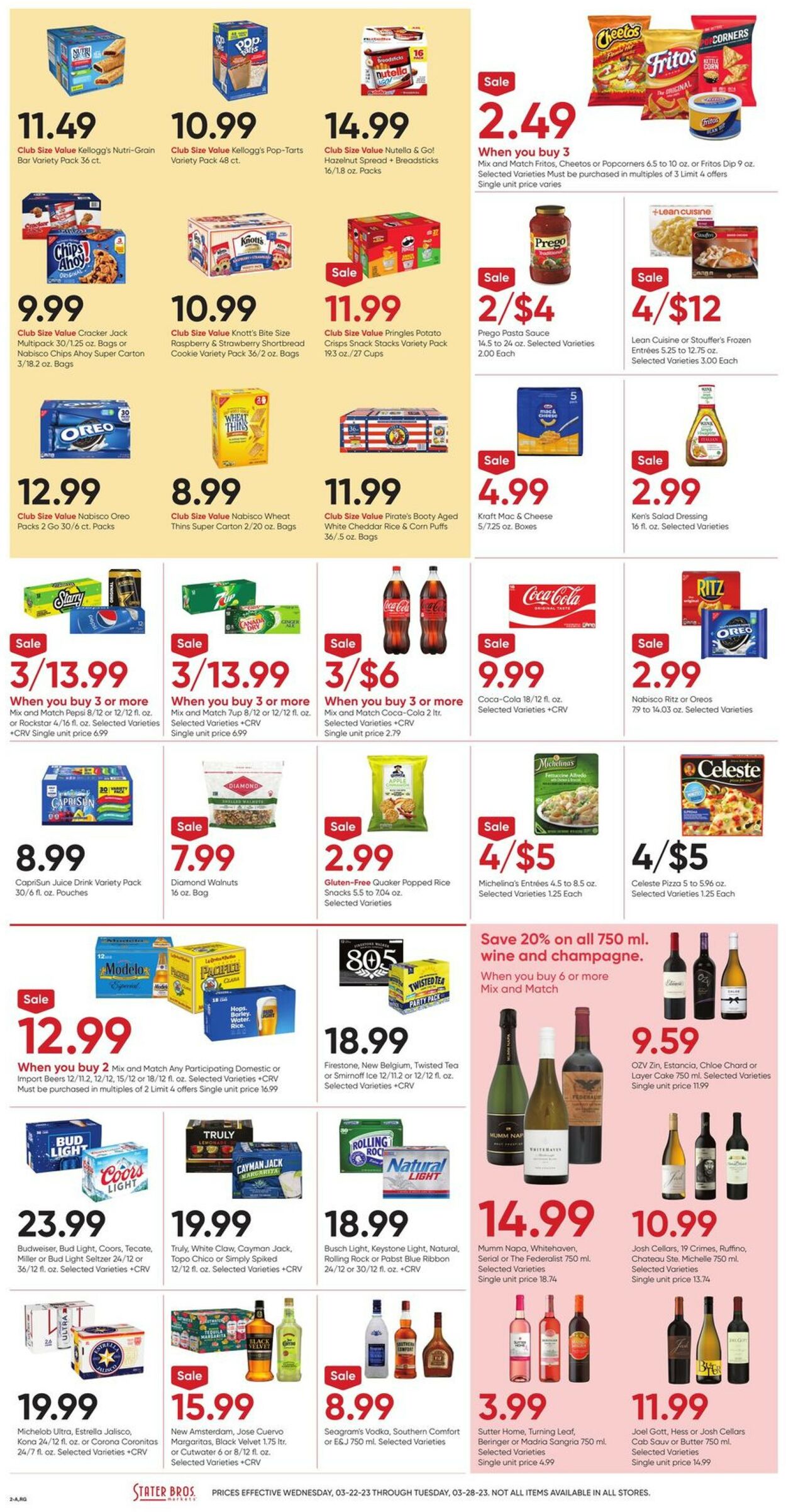 Catalogue Stater Bros. from 03/22/2023