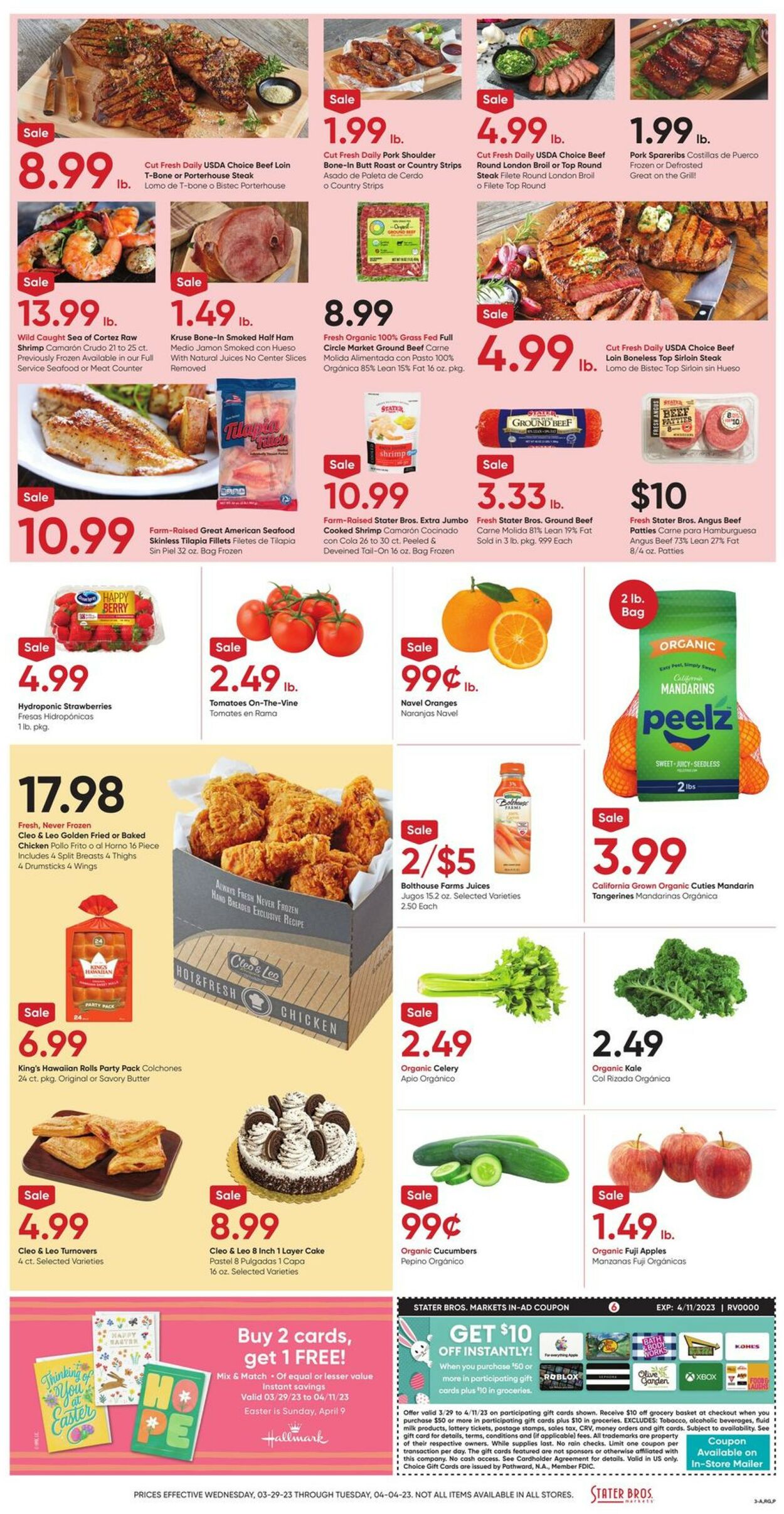 Catalogue Stater Bros. from 03/29/2023