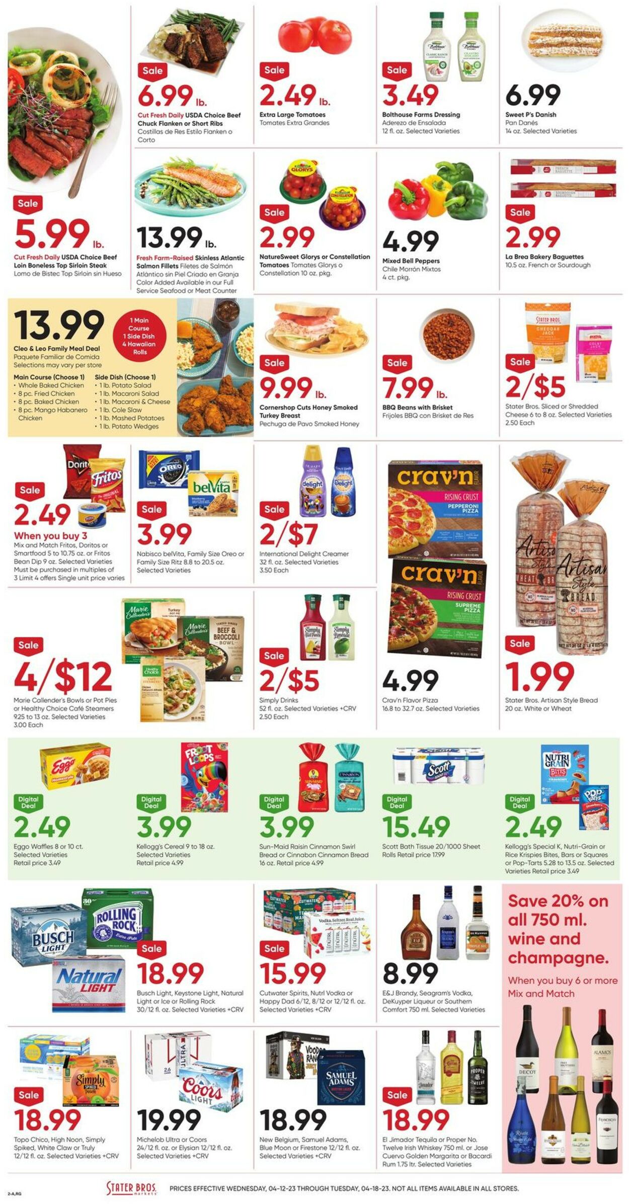 Catalogue Stater Bros. from 04/12/2023