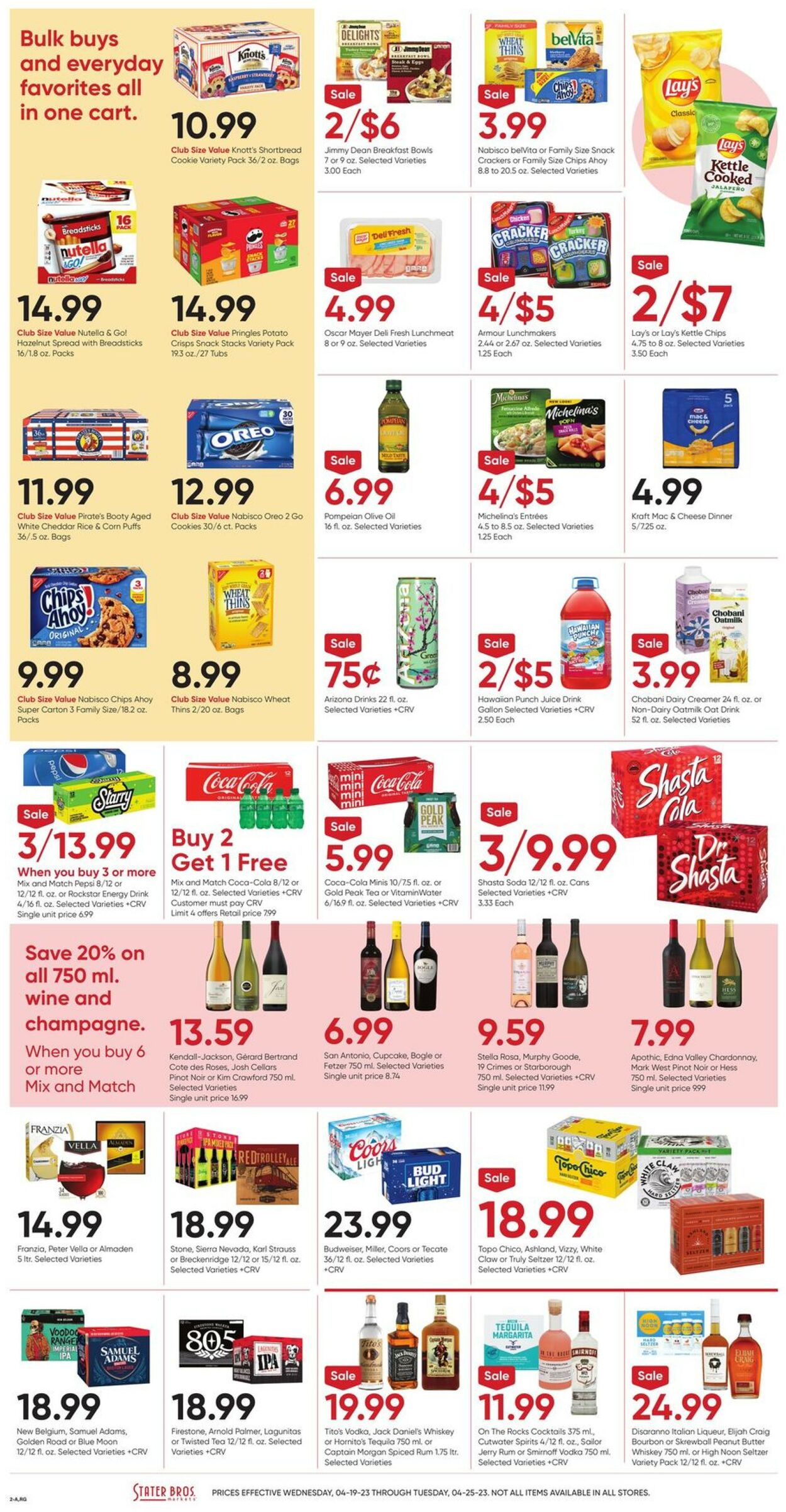 Catalogue Stater Bros. from 04/19/2023