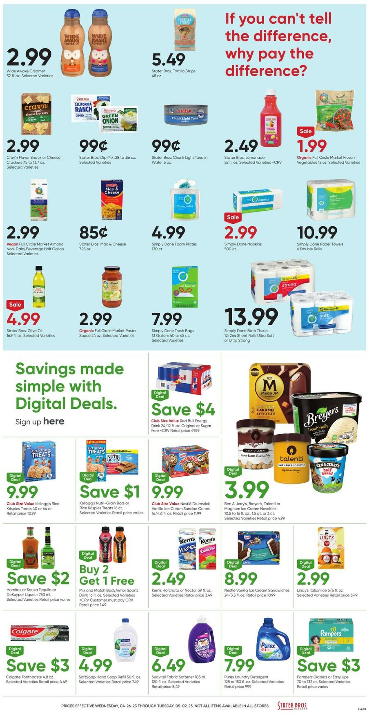 Catalogue Stater Bros. from 04/26/2023