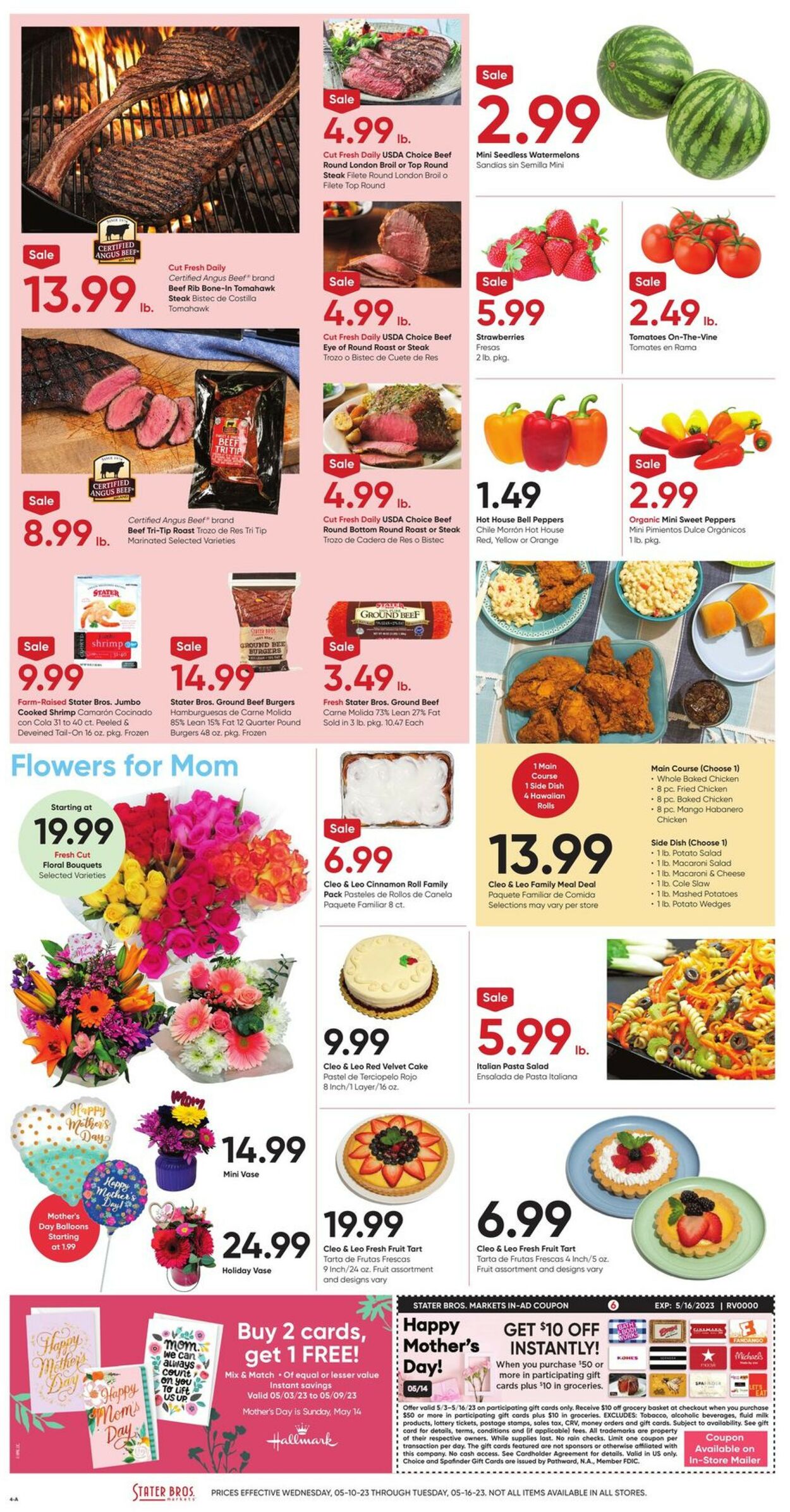 Catalogue Stater Bros. from 05/10/2023