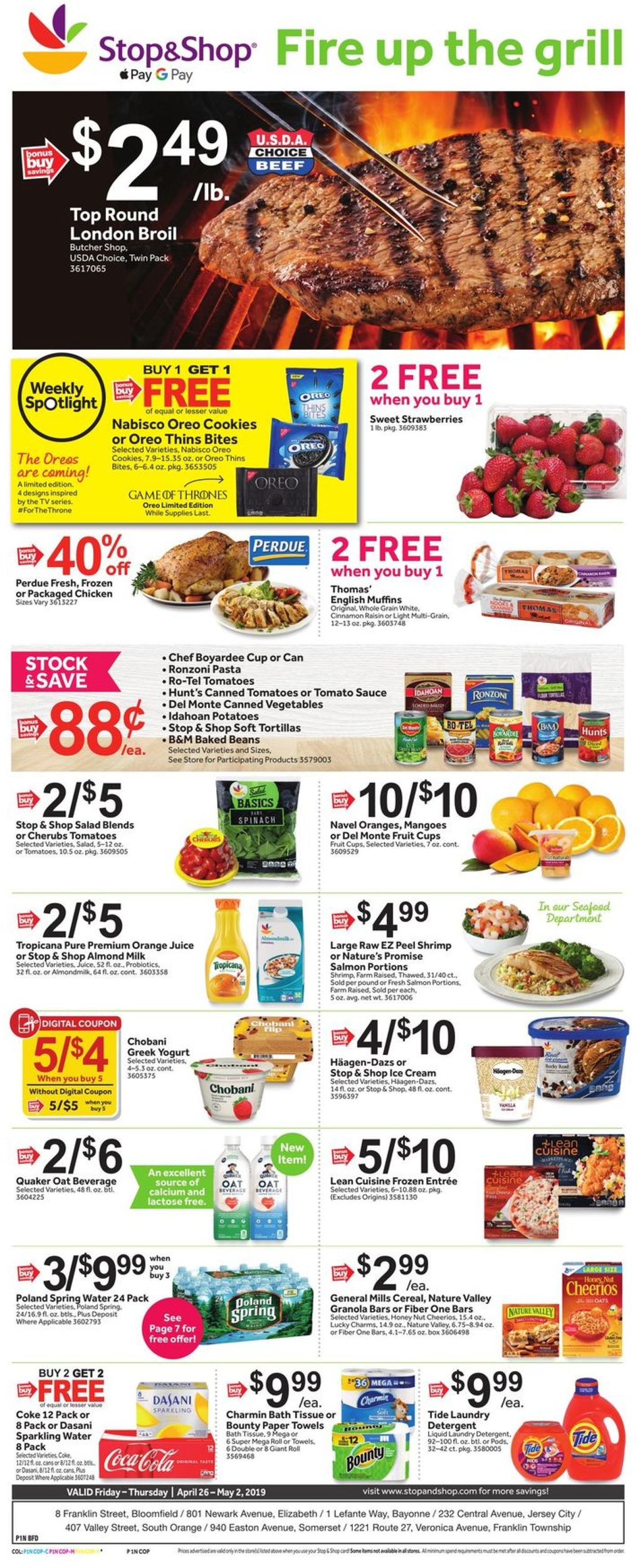 Catalogue Stop and Shop from 04/26/2019