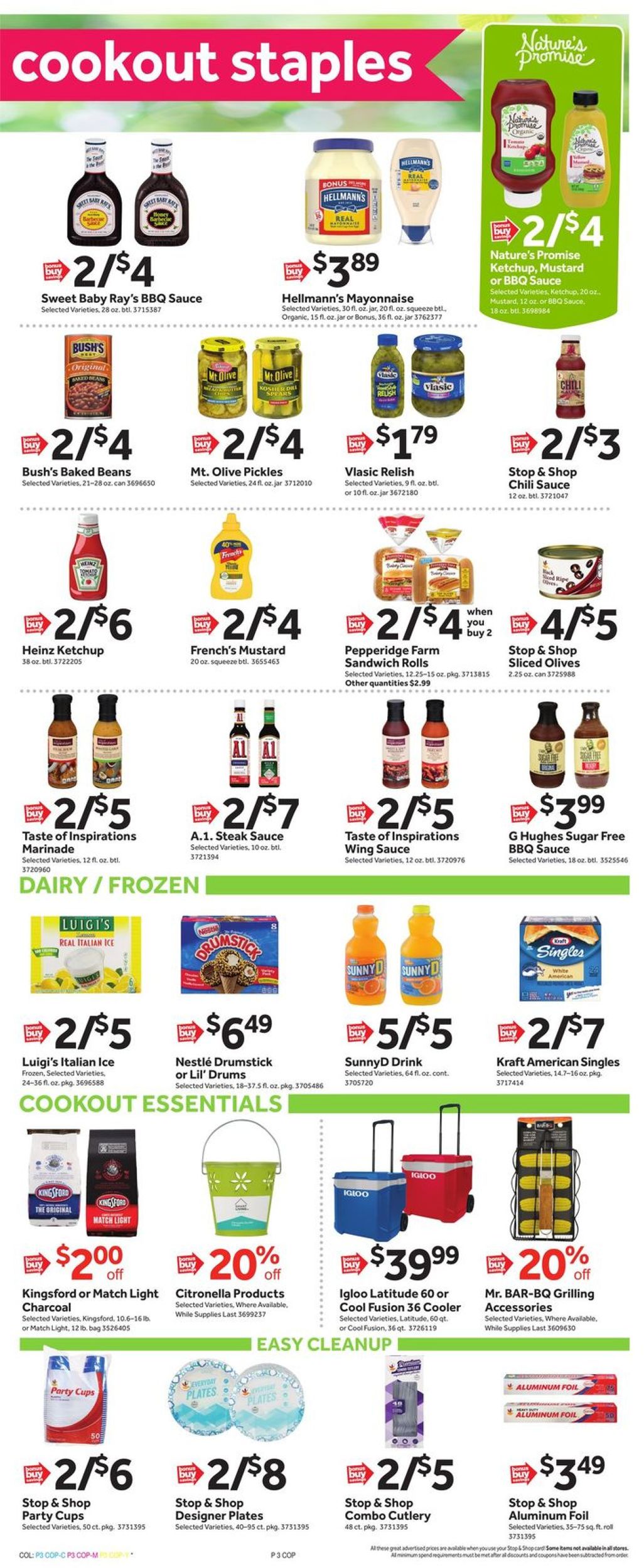 Catalogue Stop and Shop from 07/05/2019