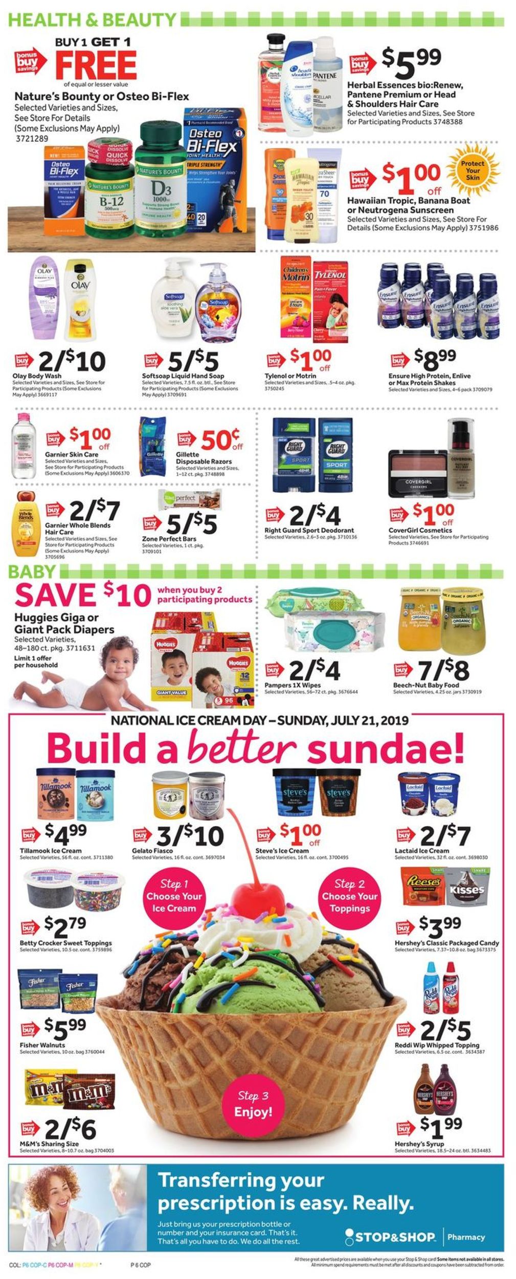 Catalogue Stop and Shop from 07/19/2019