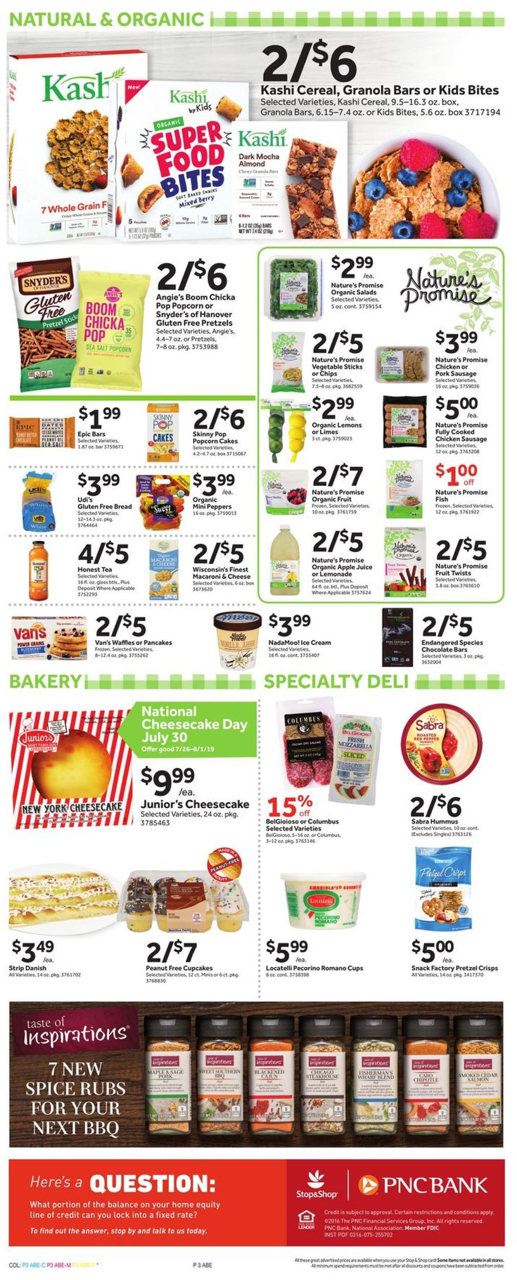 Catalogue Stop and Shop from 07/26/2019