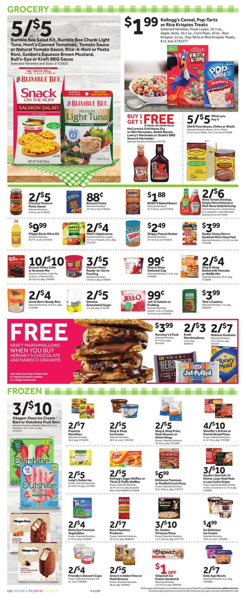 Catalogue Stop and Shop from 07/26/2019