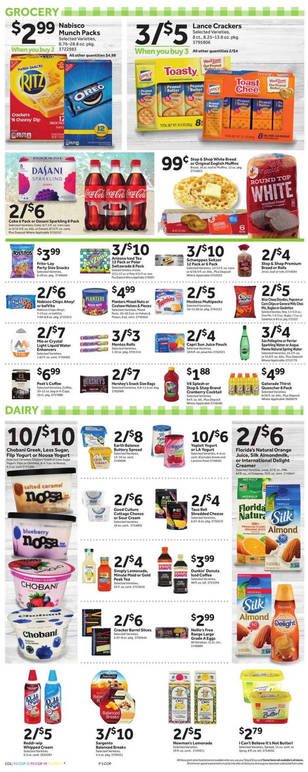 Catalogue Stop and Shop from 07/26/2019