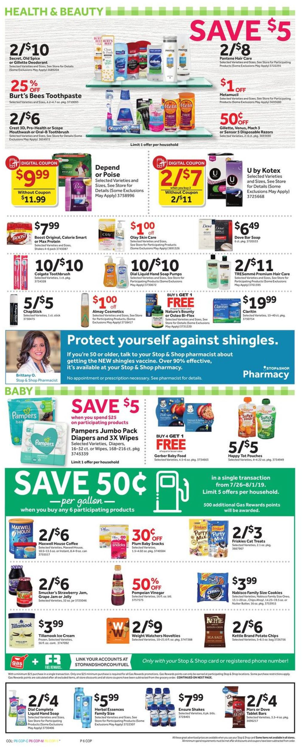 Catalogue Stop and Shop from 07/26/2019