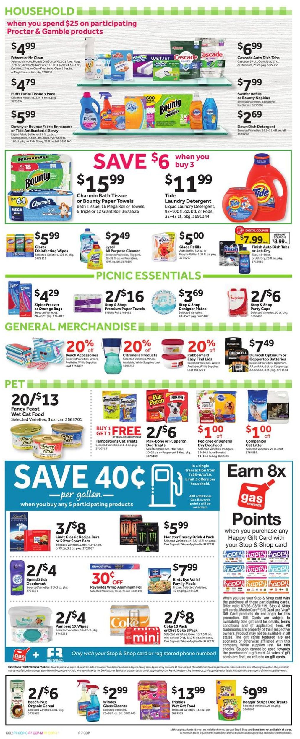 Catalogue Stop and Shop from 07/26/2019