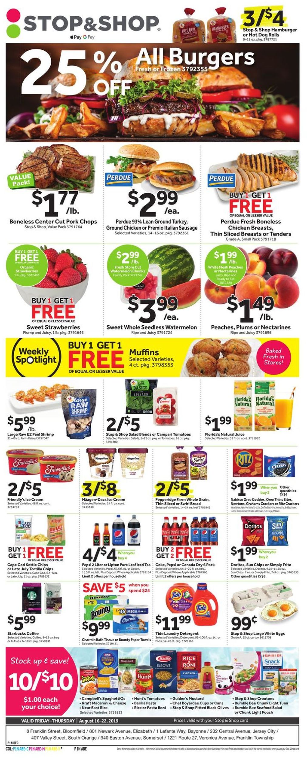 Catalogue Stop and Shop from 08/16/2019