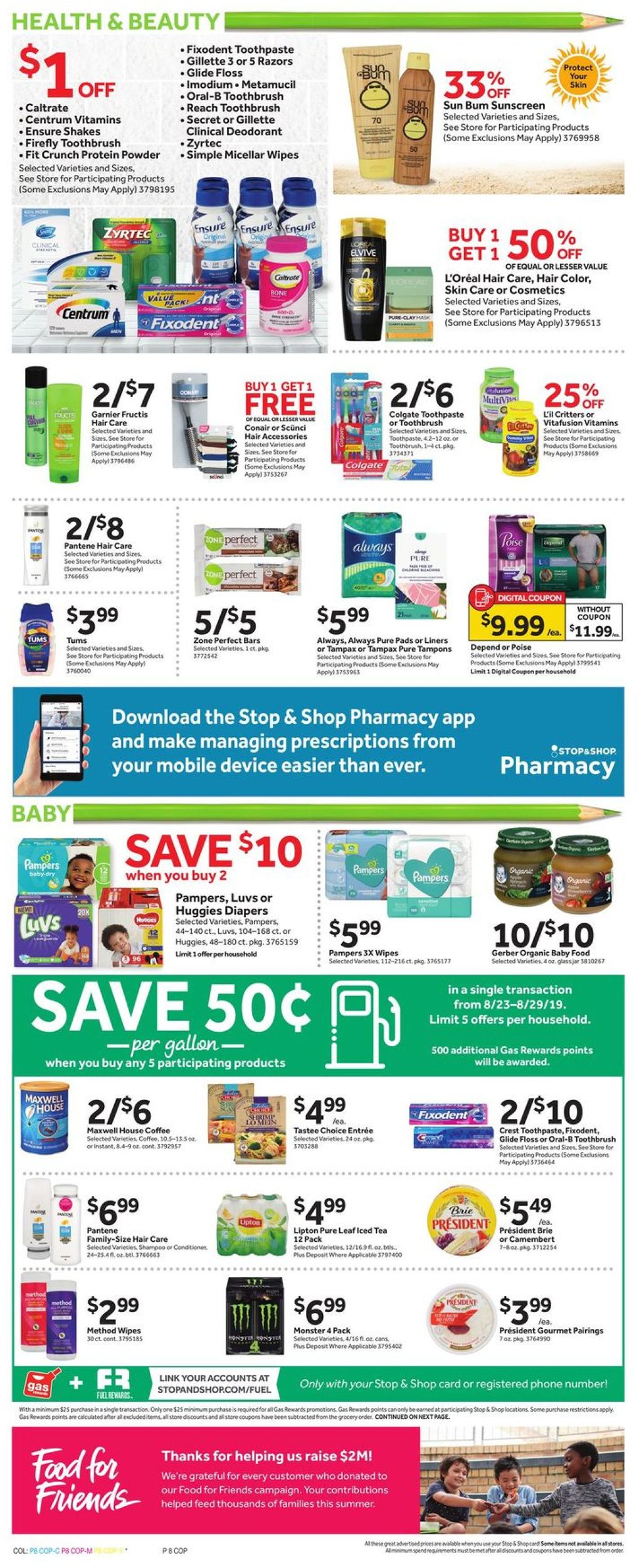Catalogue Stop and Shop from 08/23/2019