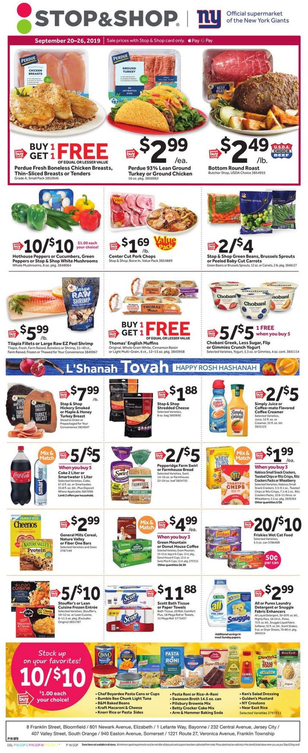 Catalogue Stop and Shop from 09/20/2019